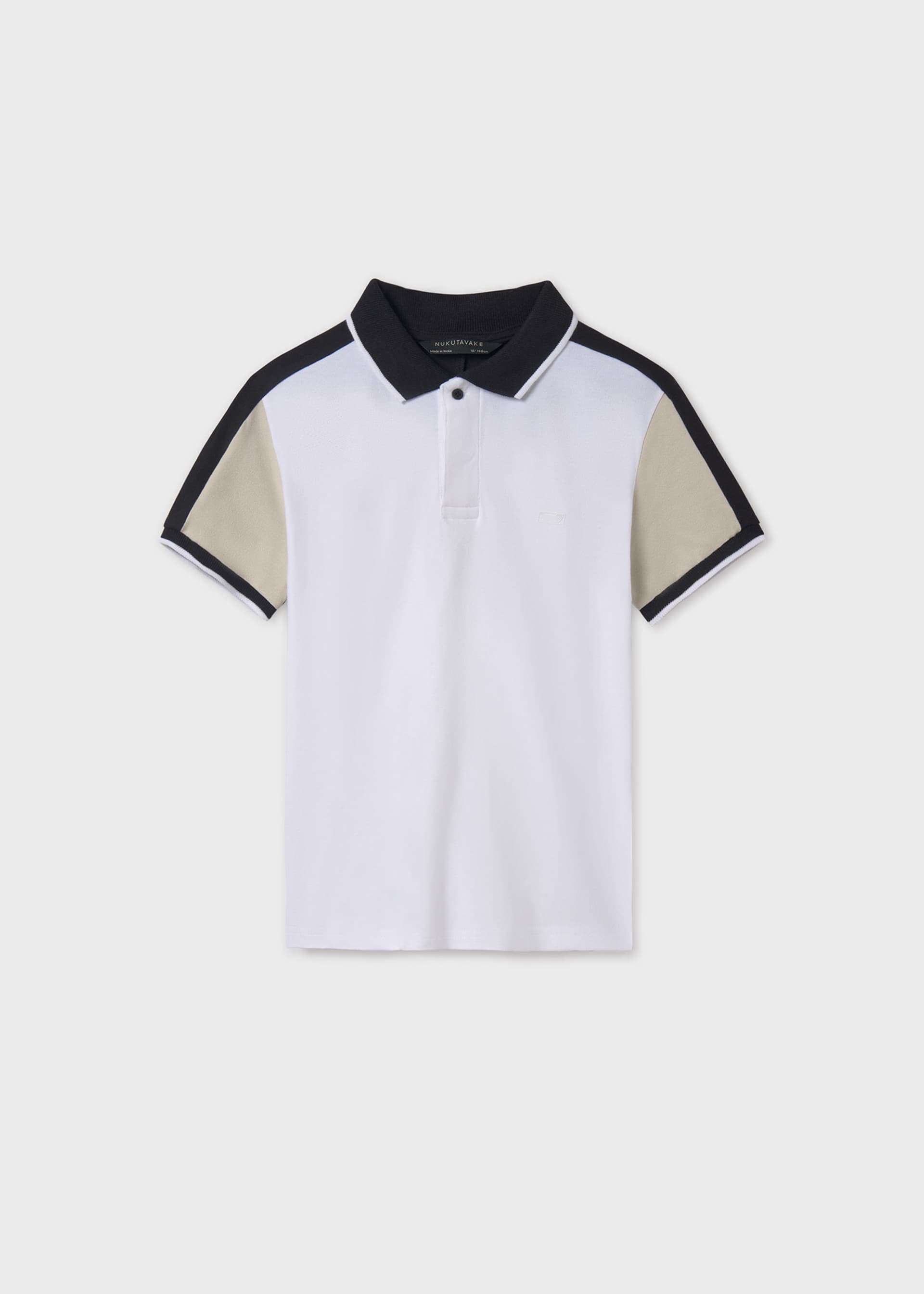 Boy Color Contrast Polo Shirt