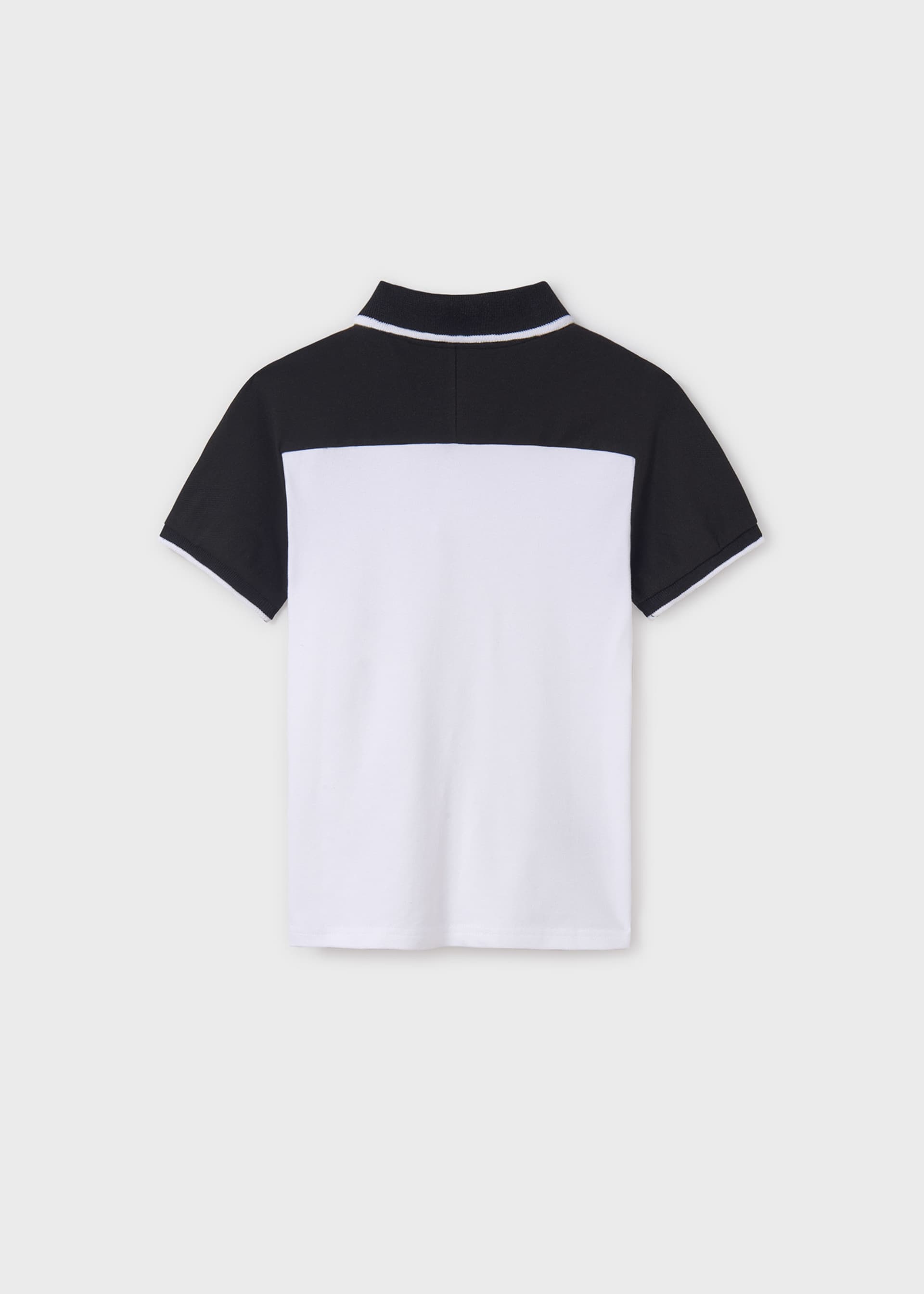 Boy Color Contrast Polo Shirt