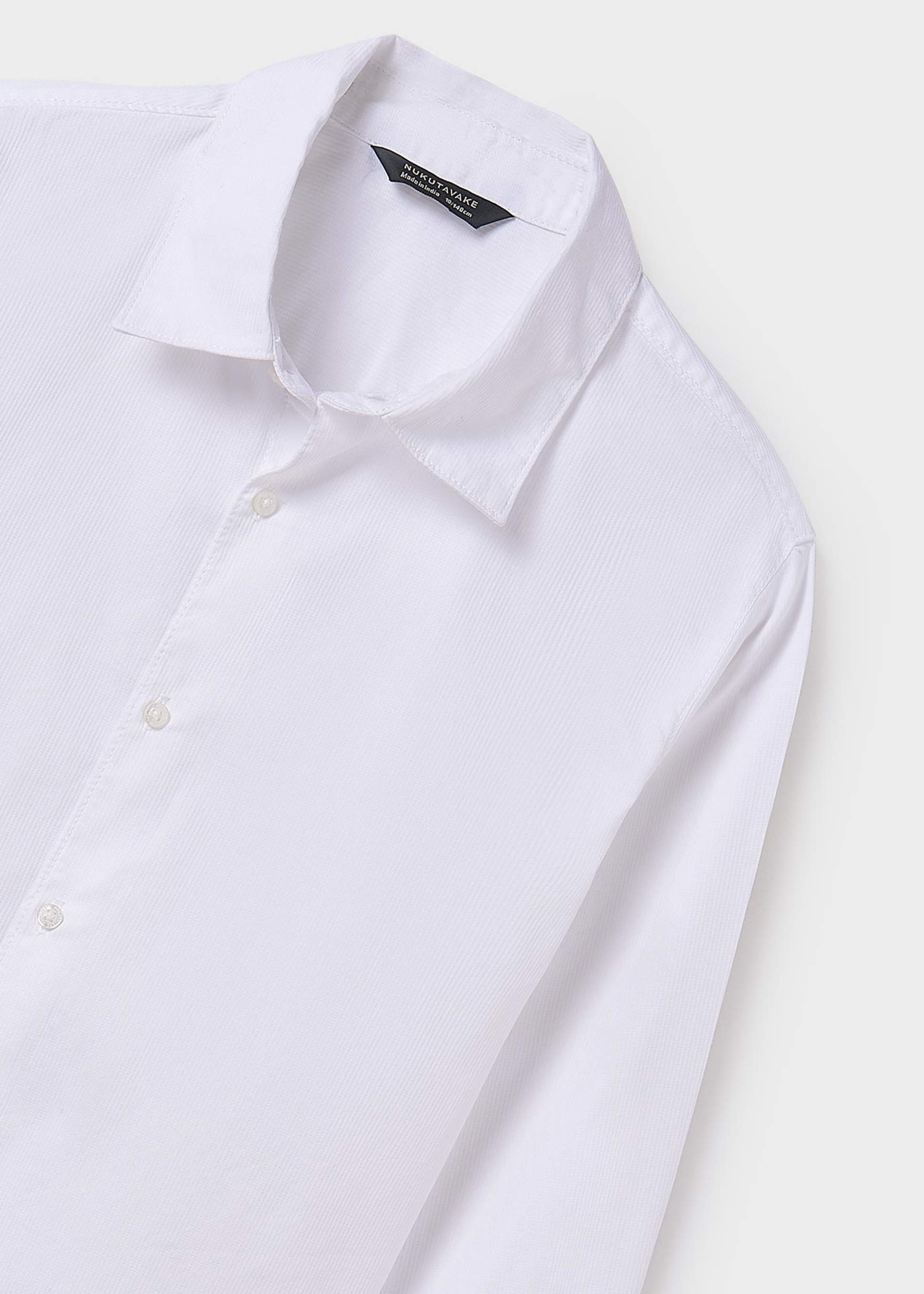 Camisa manga comprida elegante rapaz