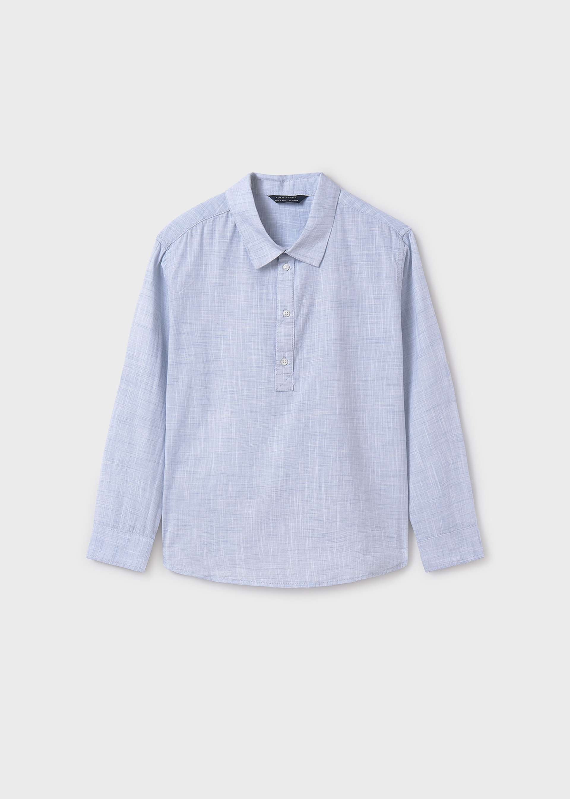 Camisa polera manga larga chico Camisa polera manga larga chico