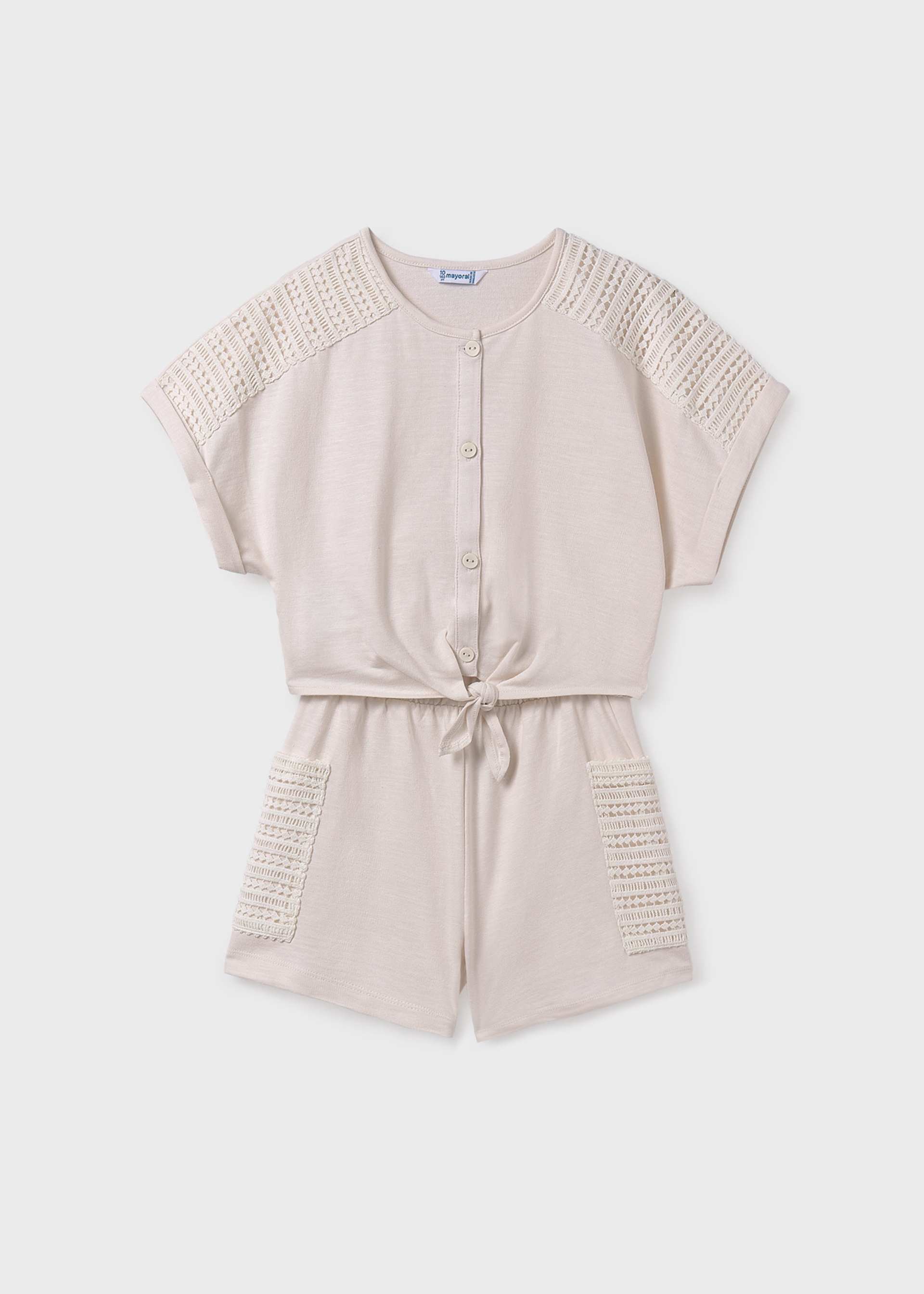 Girl Knot T-Shirt and Shorts Set Girl Knot T-Shirt and Shorts Set