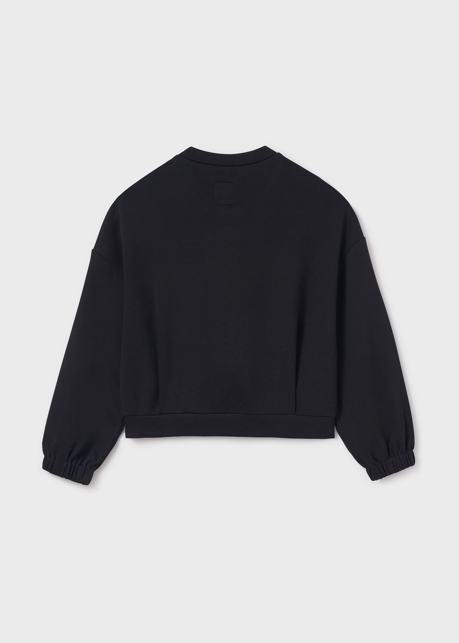 Суичър с цип и джобове за момиче