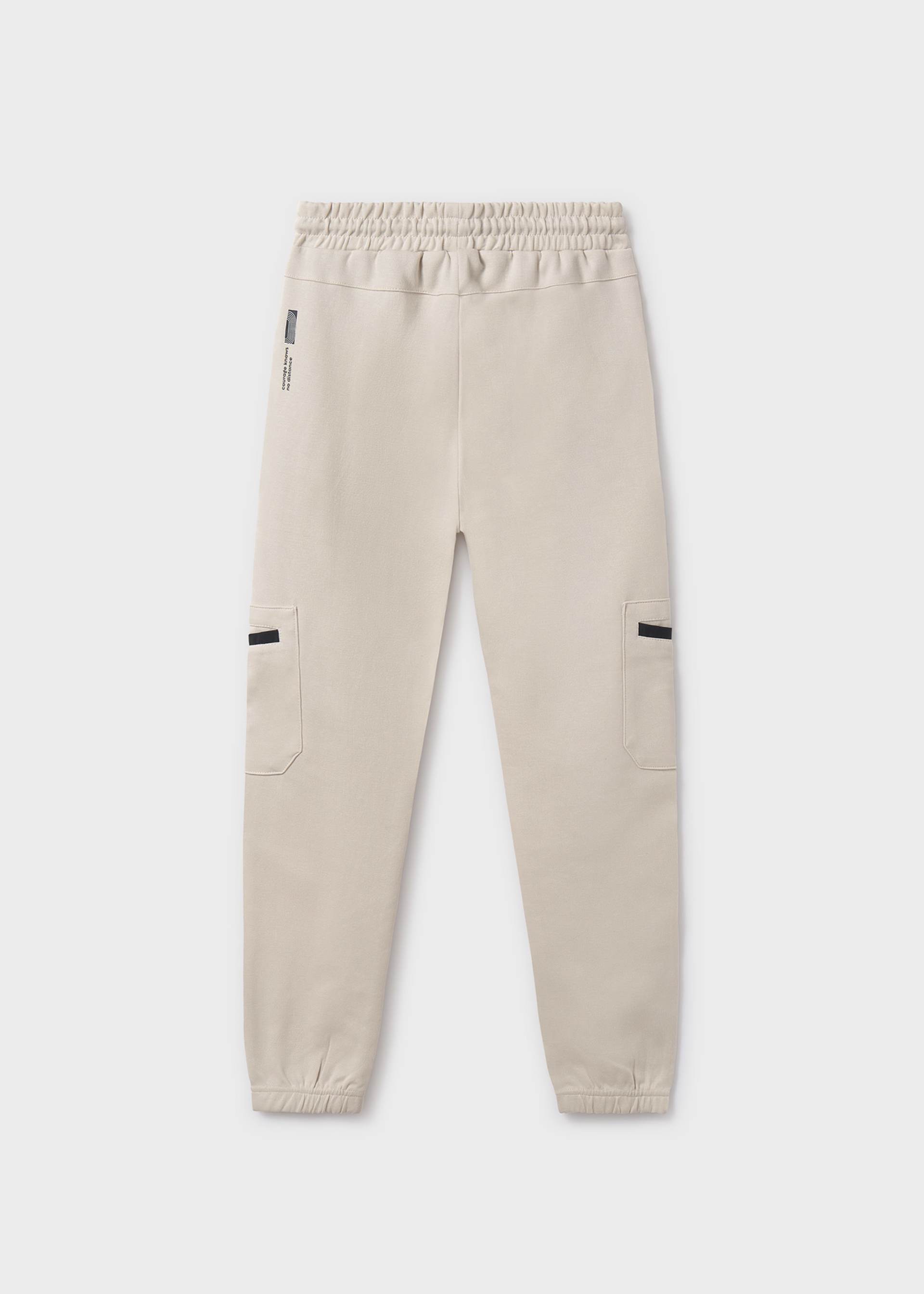 Boy contrast casual trousers