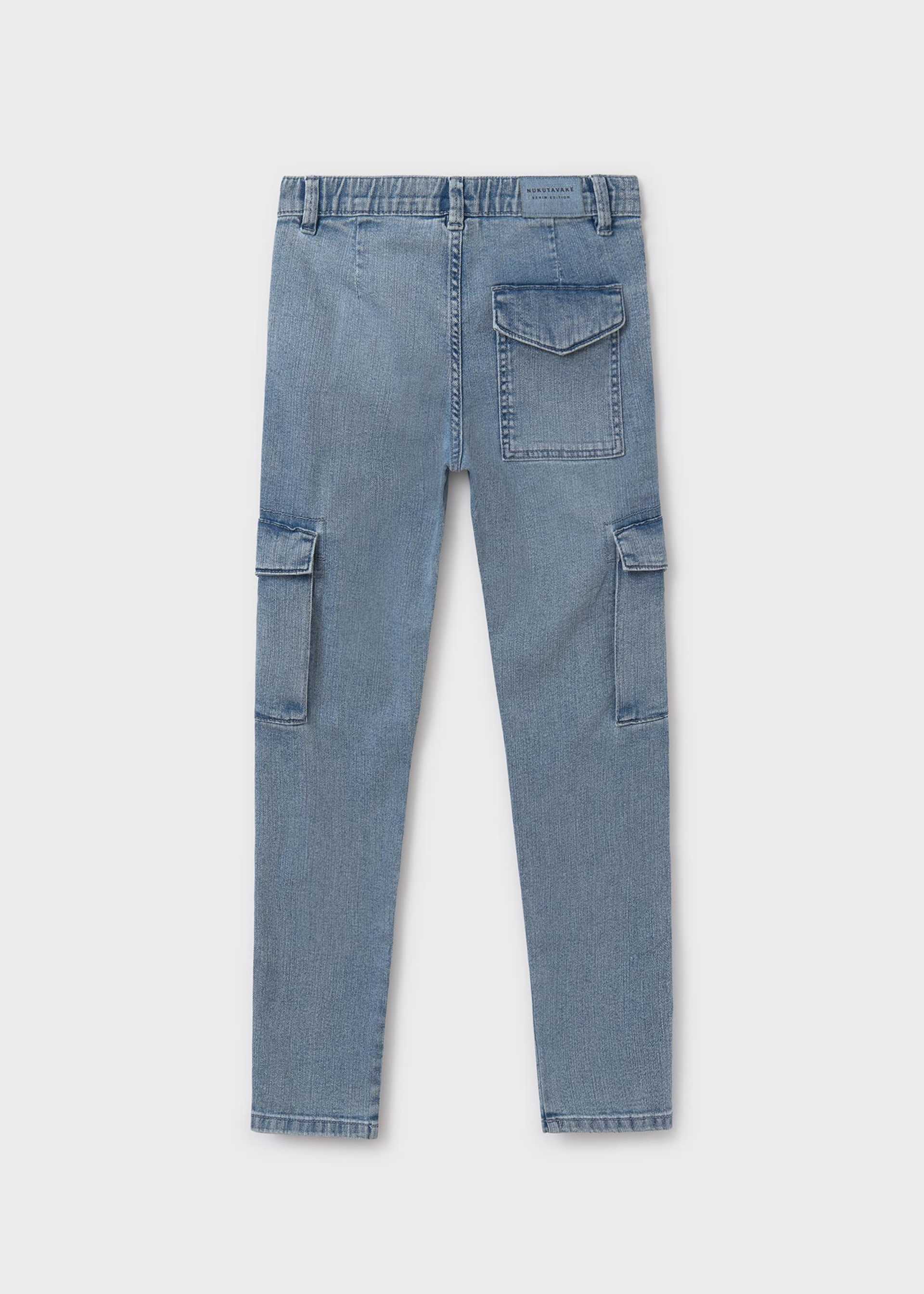 Pantalon cargo en denim garçon Pantalon cargo en denim garçon