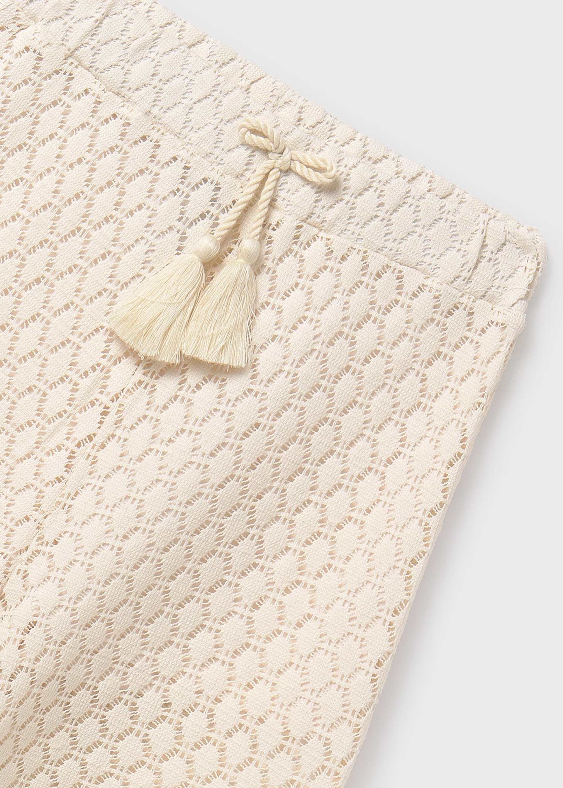 Spodnie ażurowe dla dziewczynki