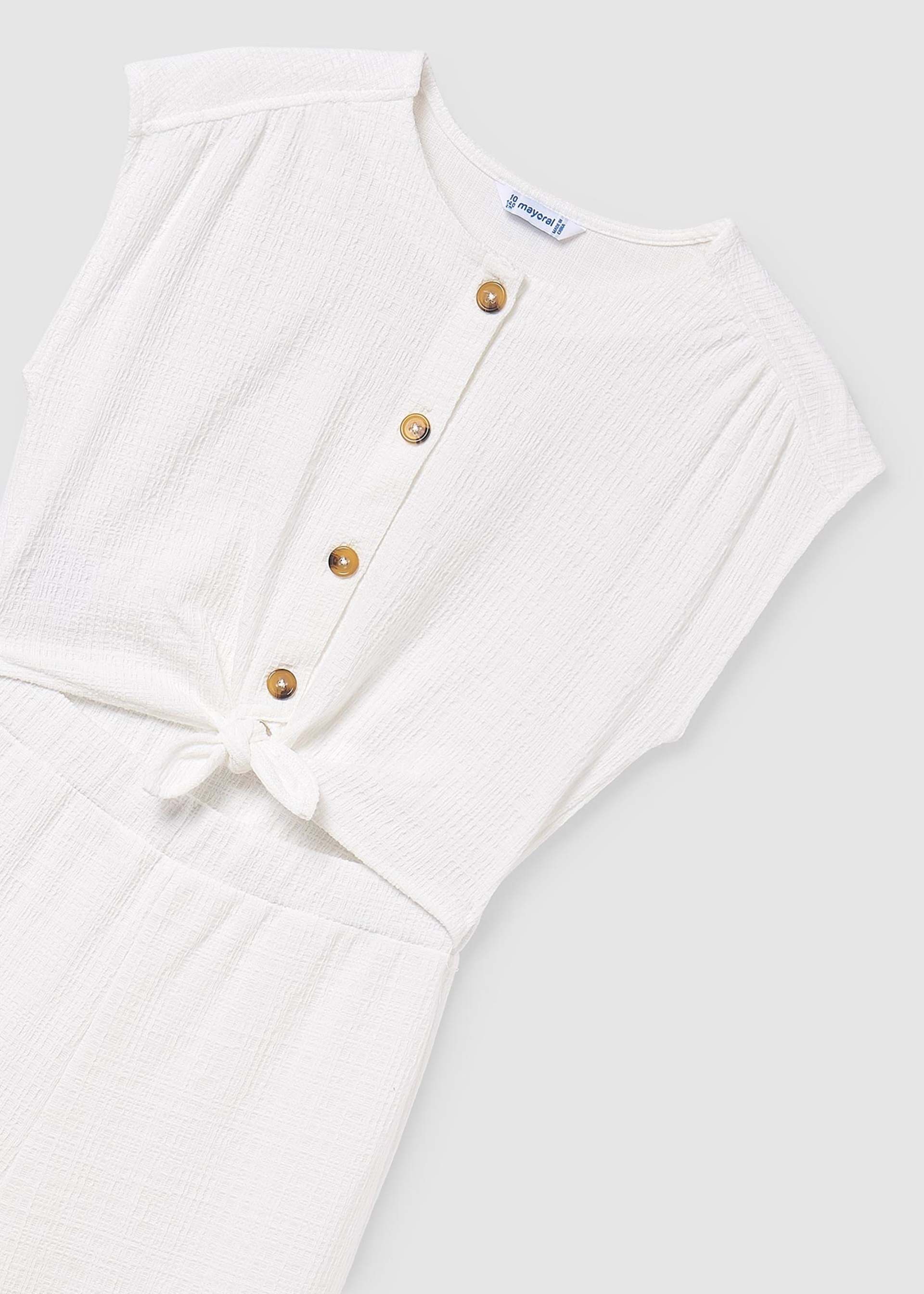 Kombinezon długi strukturalny dla dziewczynki