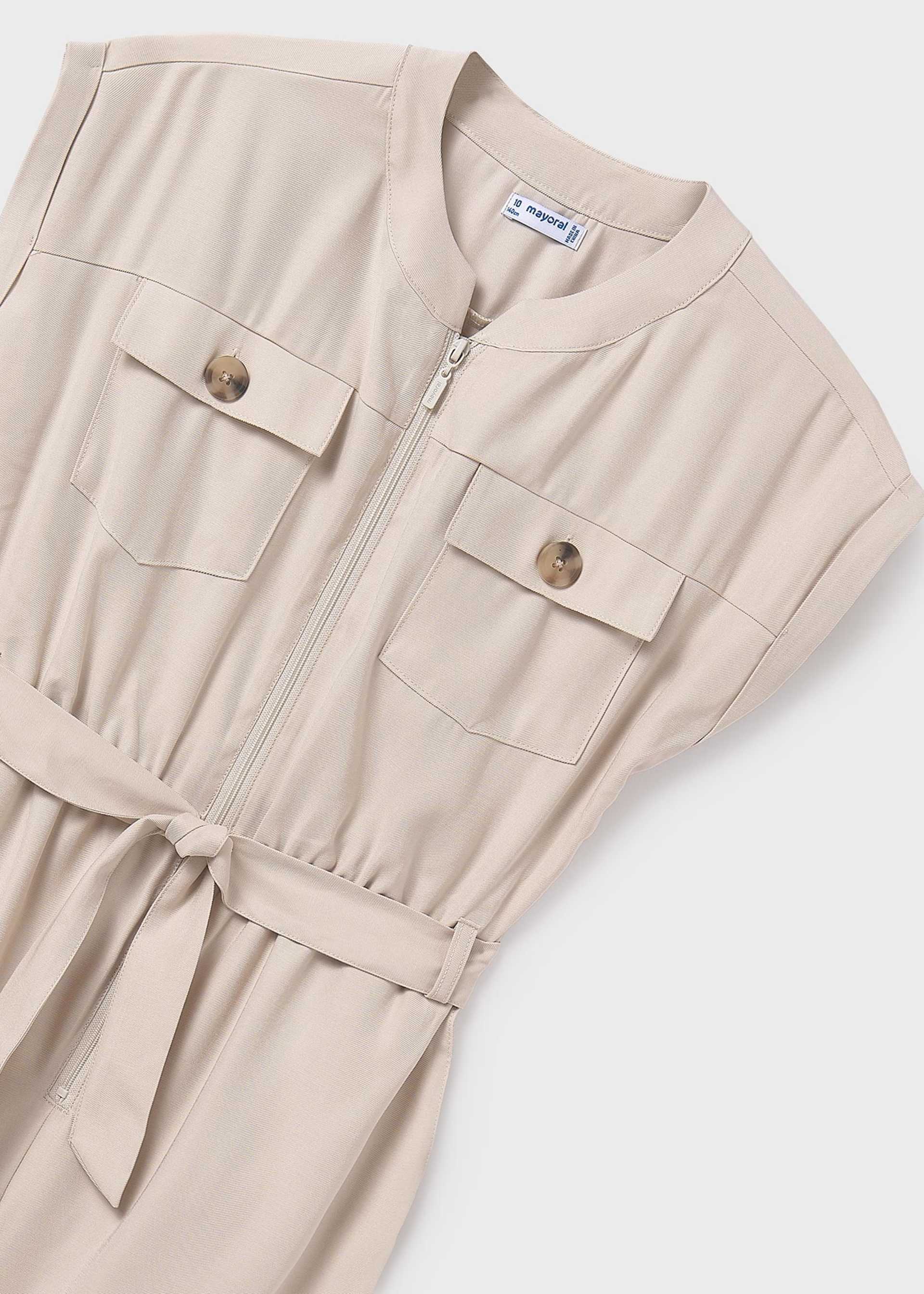 Salopeta scurta cu buzunare fata Salopeta scurta cu buzunare fata