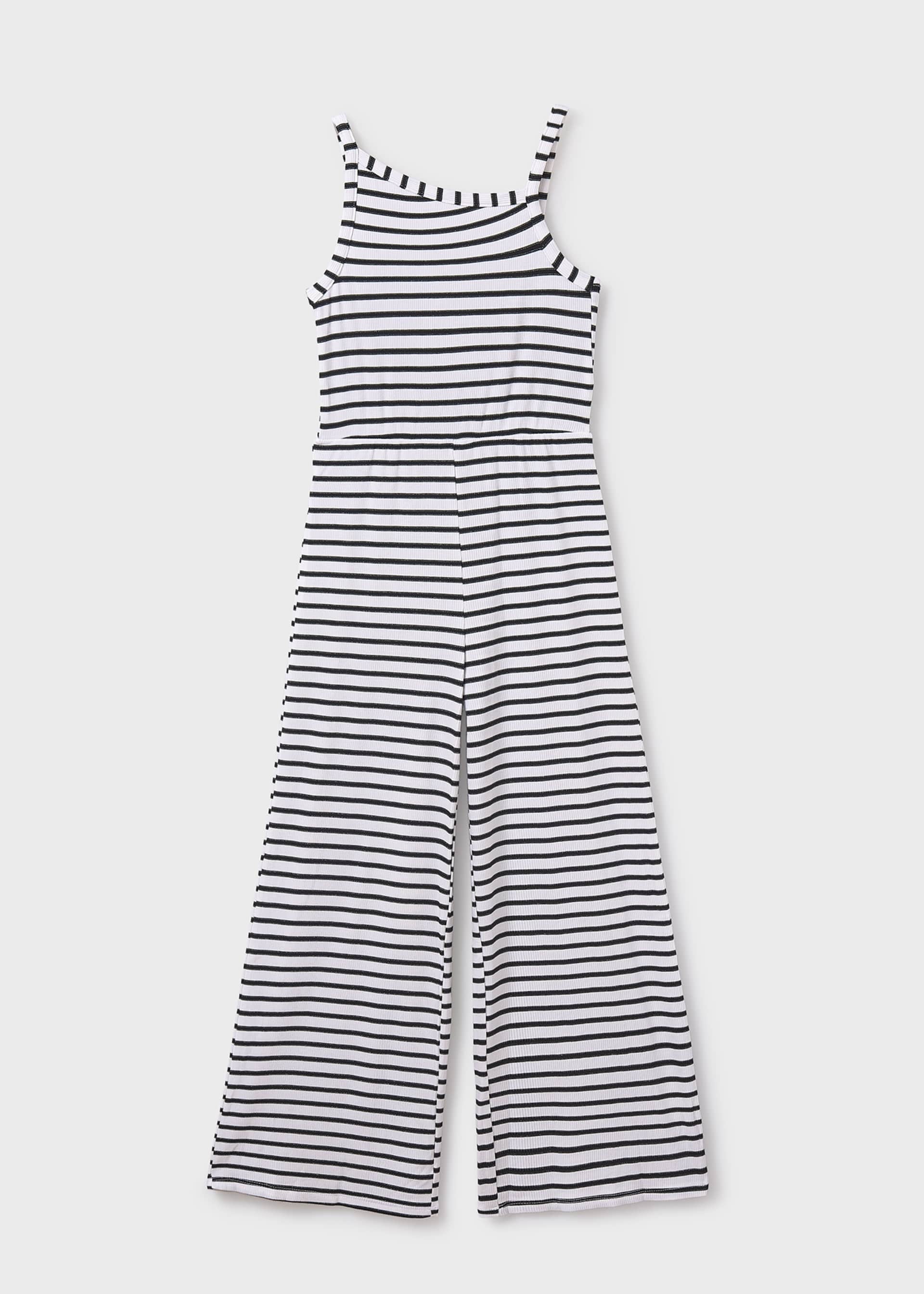 Girl striped jumpsuit