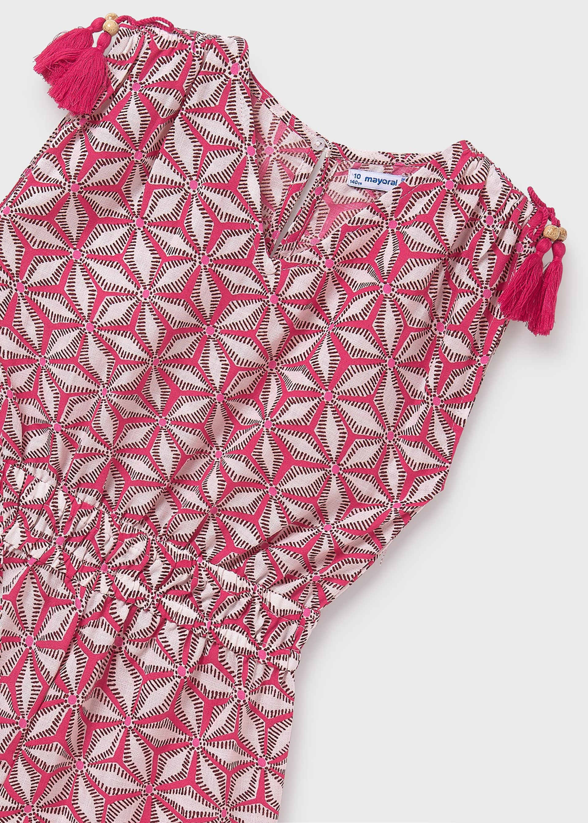 Mono corto estampado chica