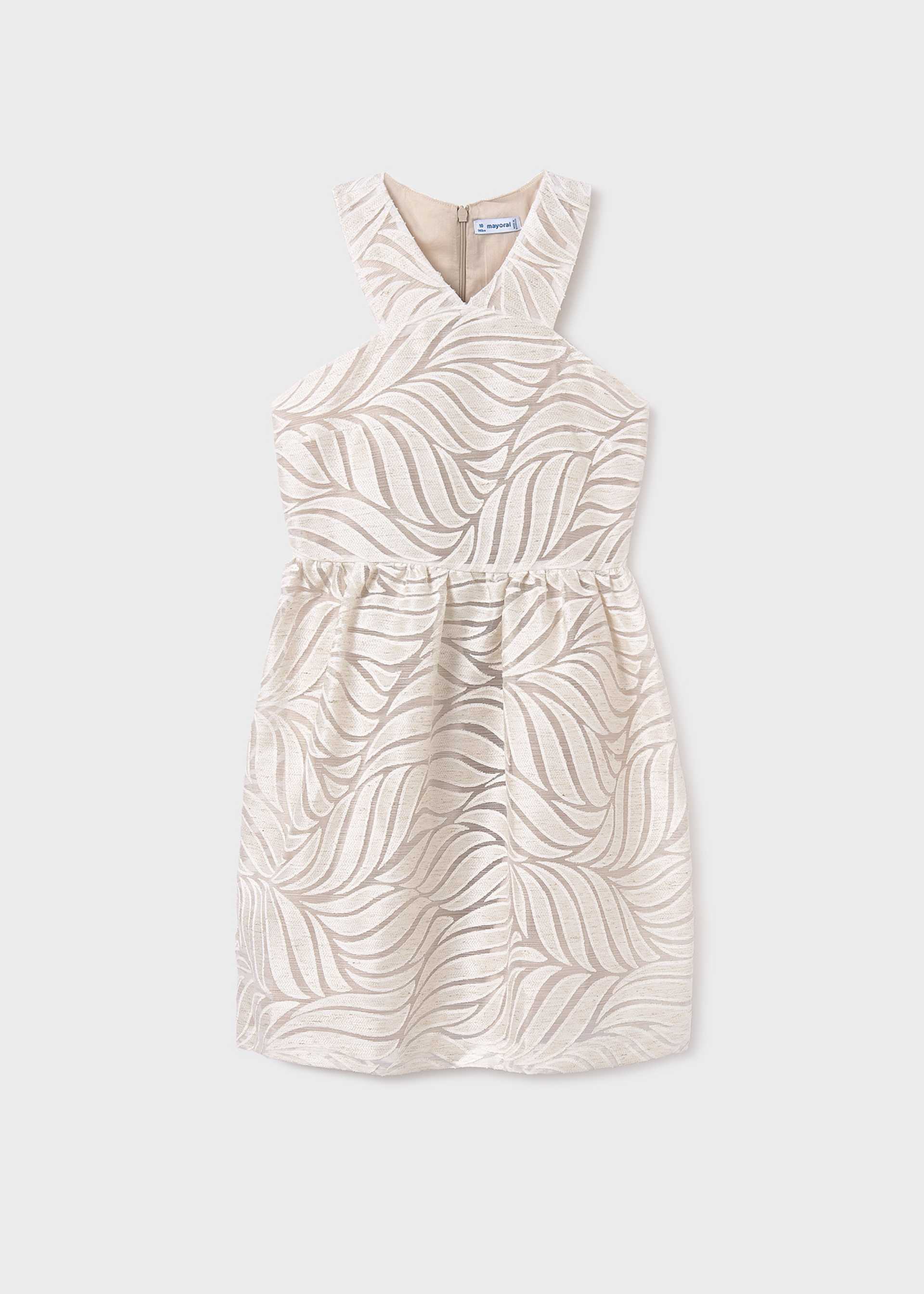 Robe à bretelles croisées fille