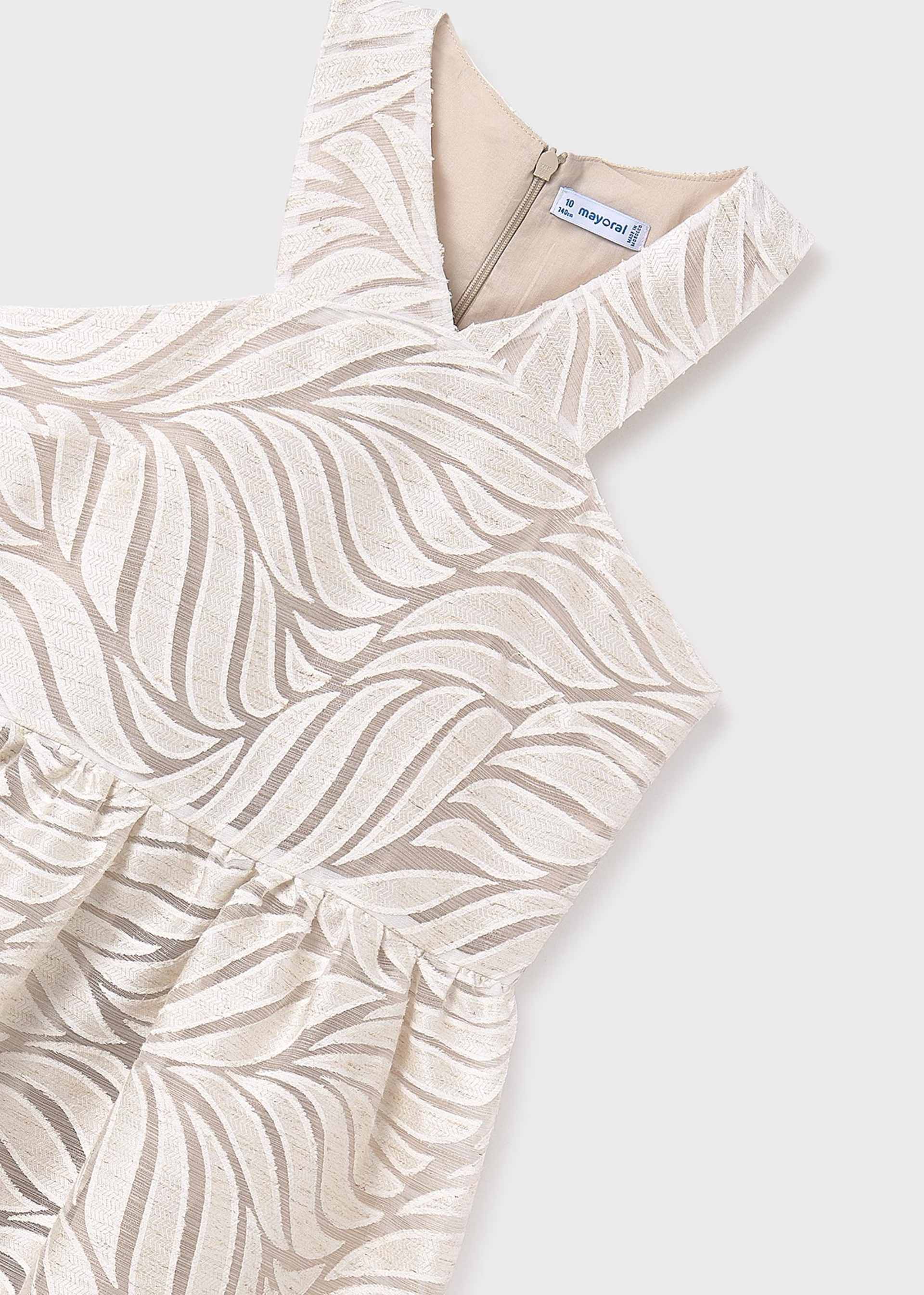 Vestido tirantes cruzados devoré chica Vestido tirantes cruzados devoré chica