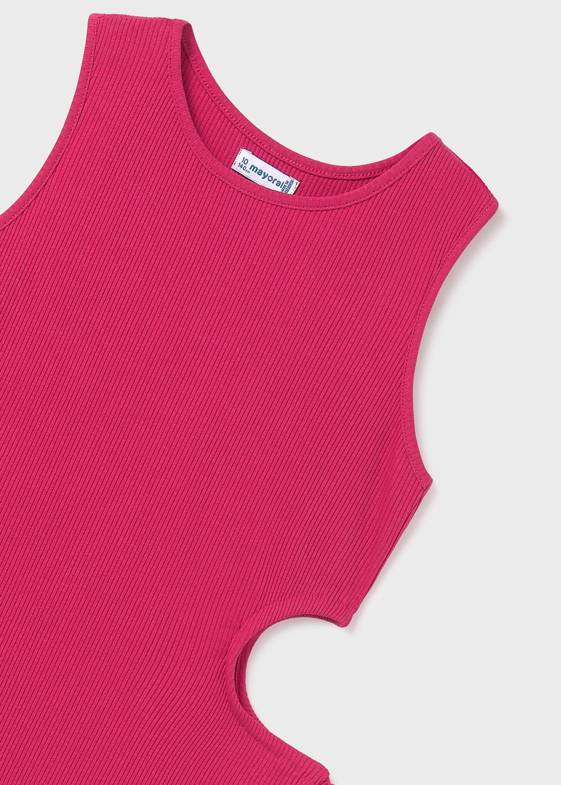 Girl midi ribbed dress Girl midi ribbed dress