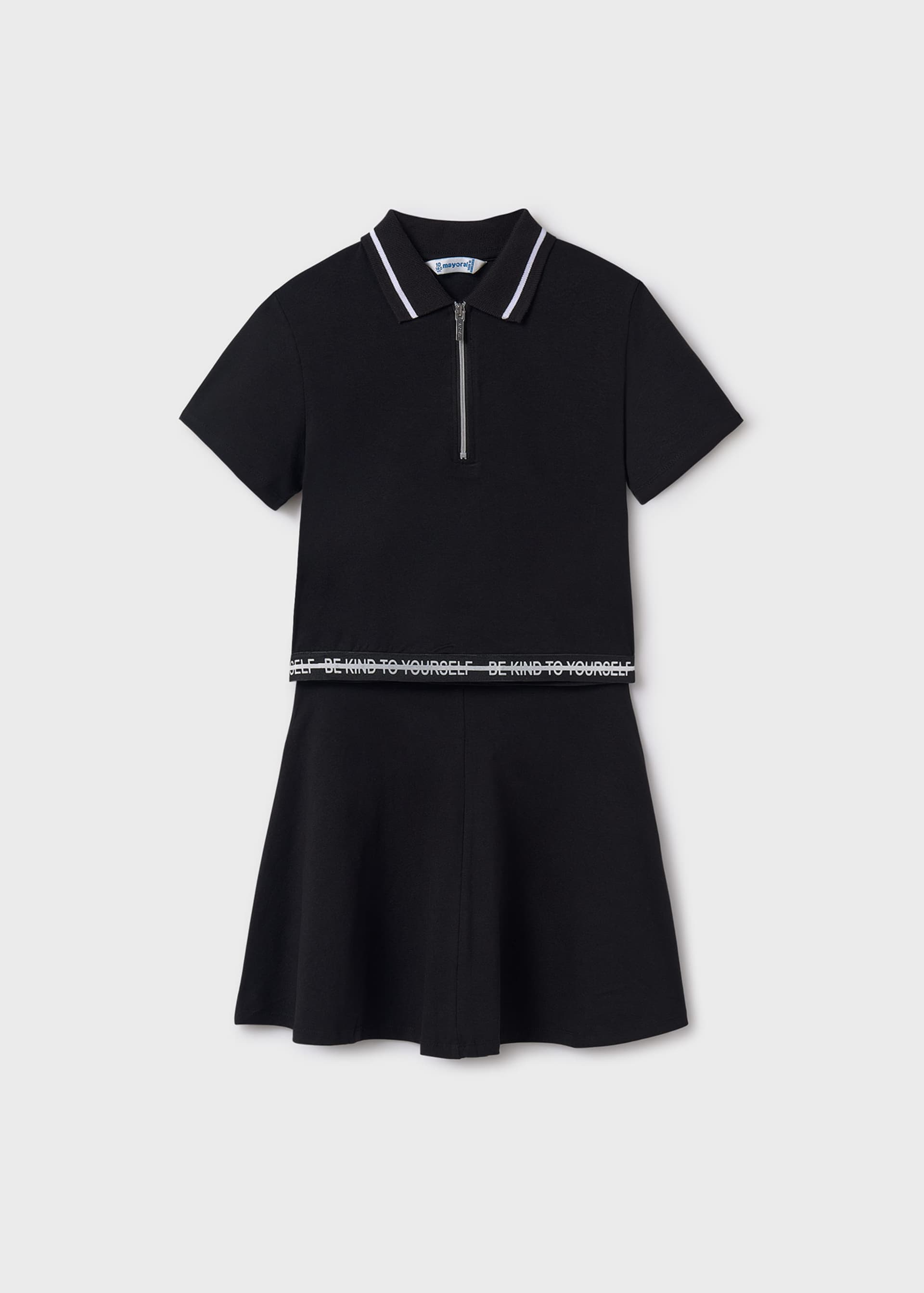 Ensemble jupe et polo fille