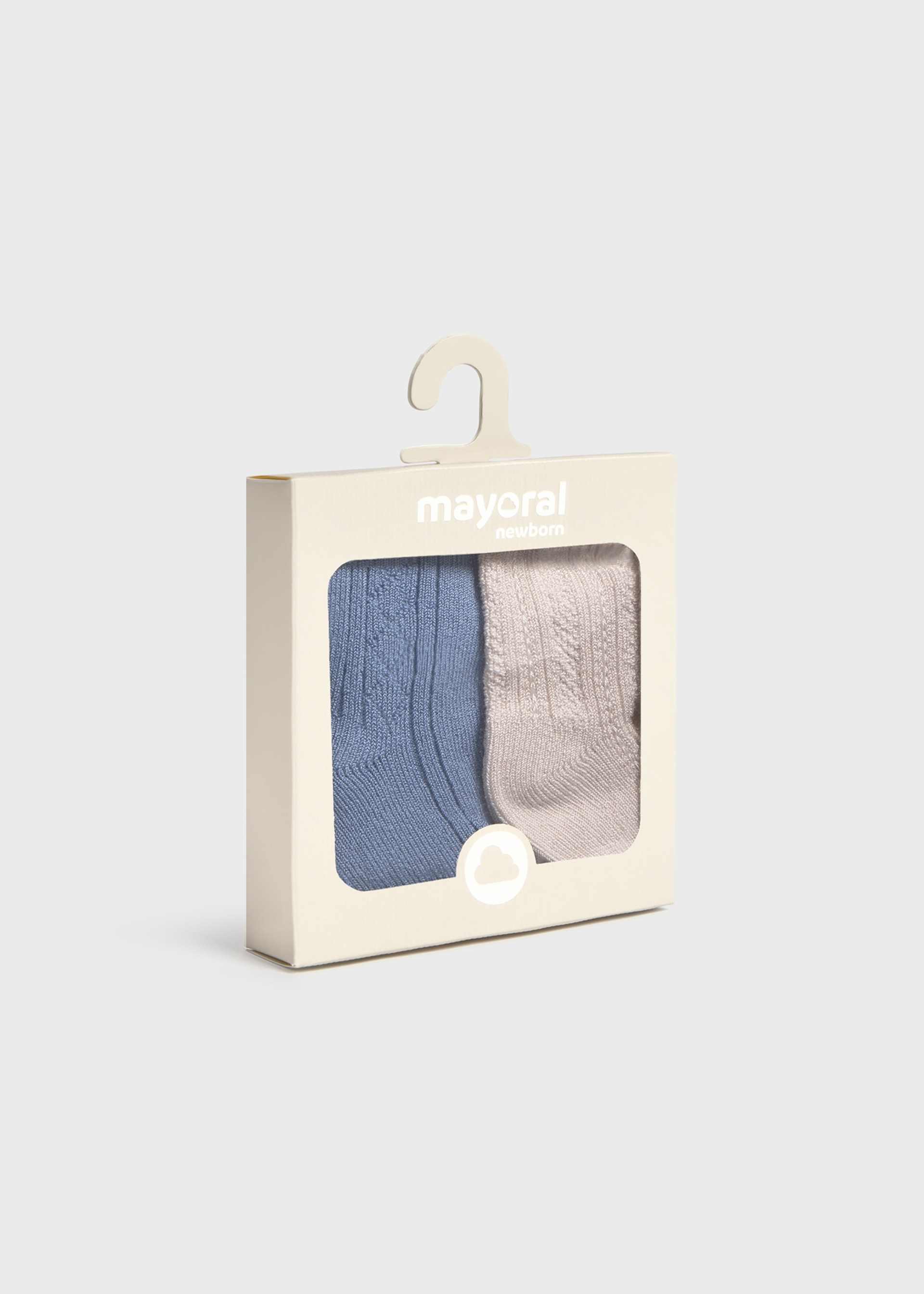Newborn boy set of 2 socks