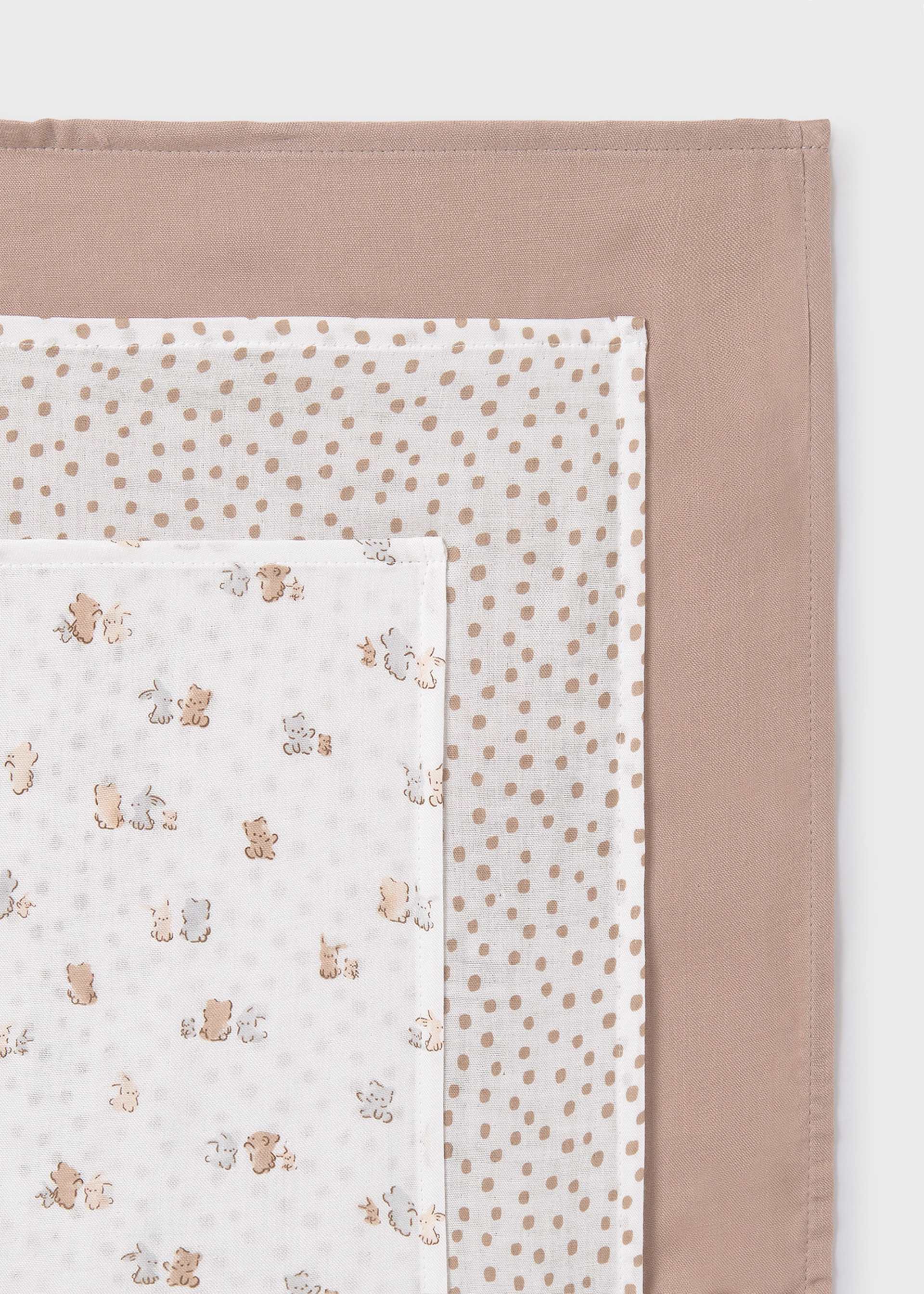 Set 3 quadrati neonato