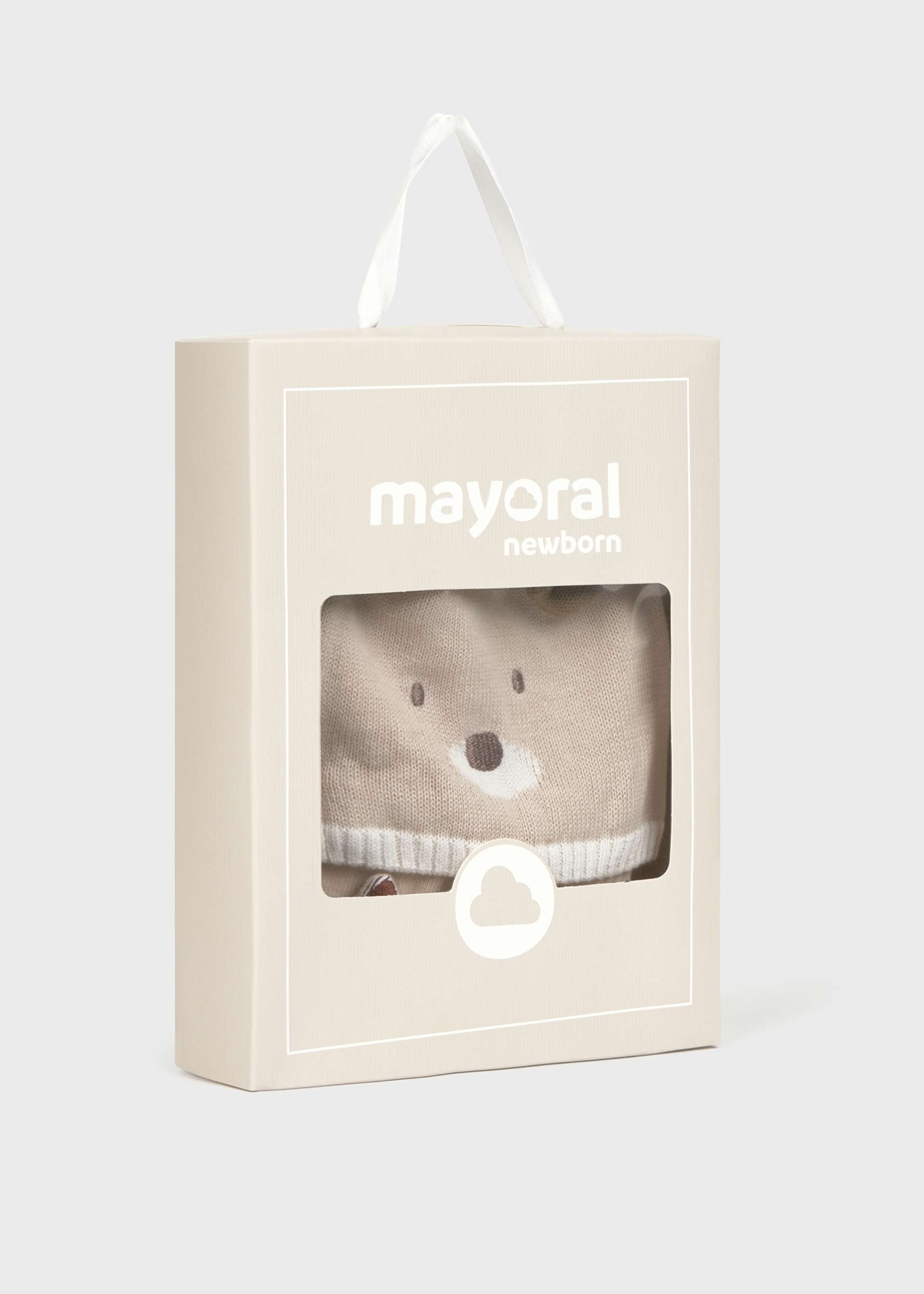 Set gorro y calcetines animal recién nacido Set gorro y calcetines animal recién nacido