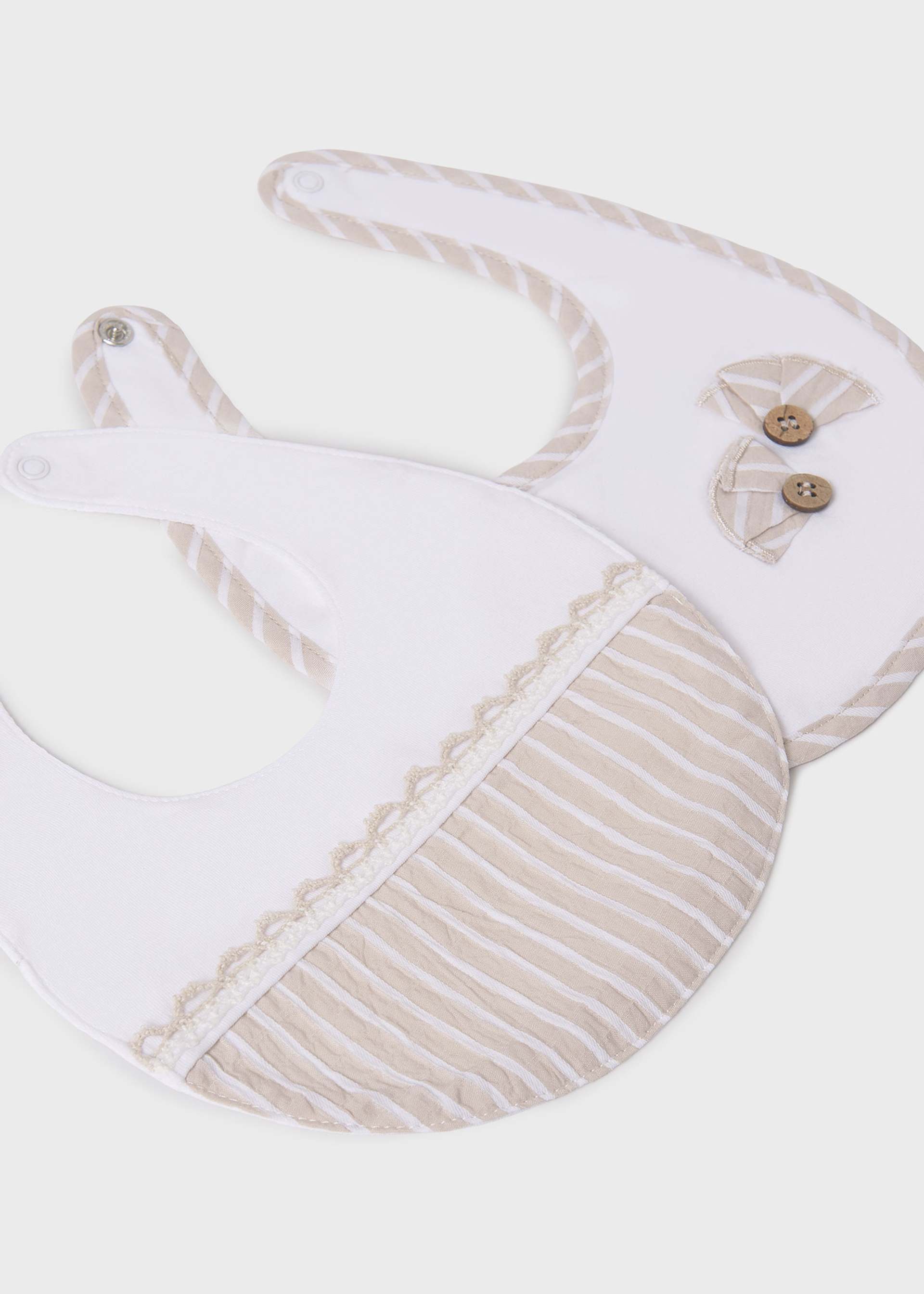 Set 2 bavetici impermeabile bebe Set 2 bavetici impermeabile bebe