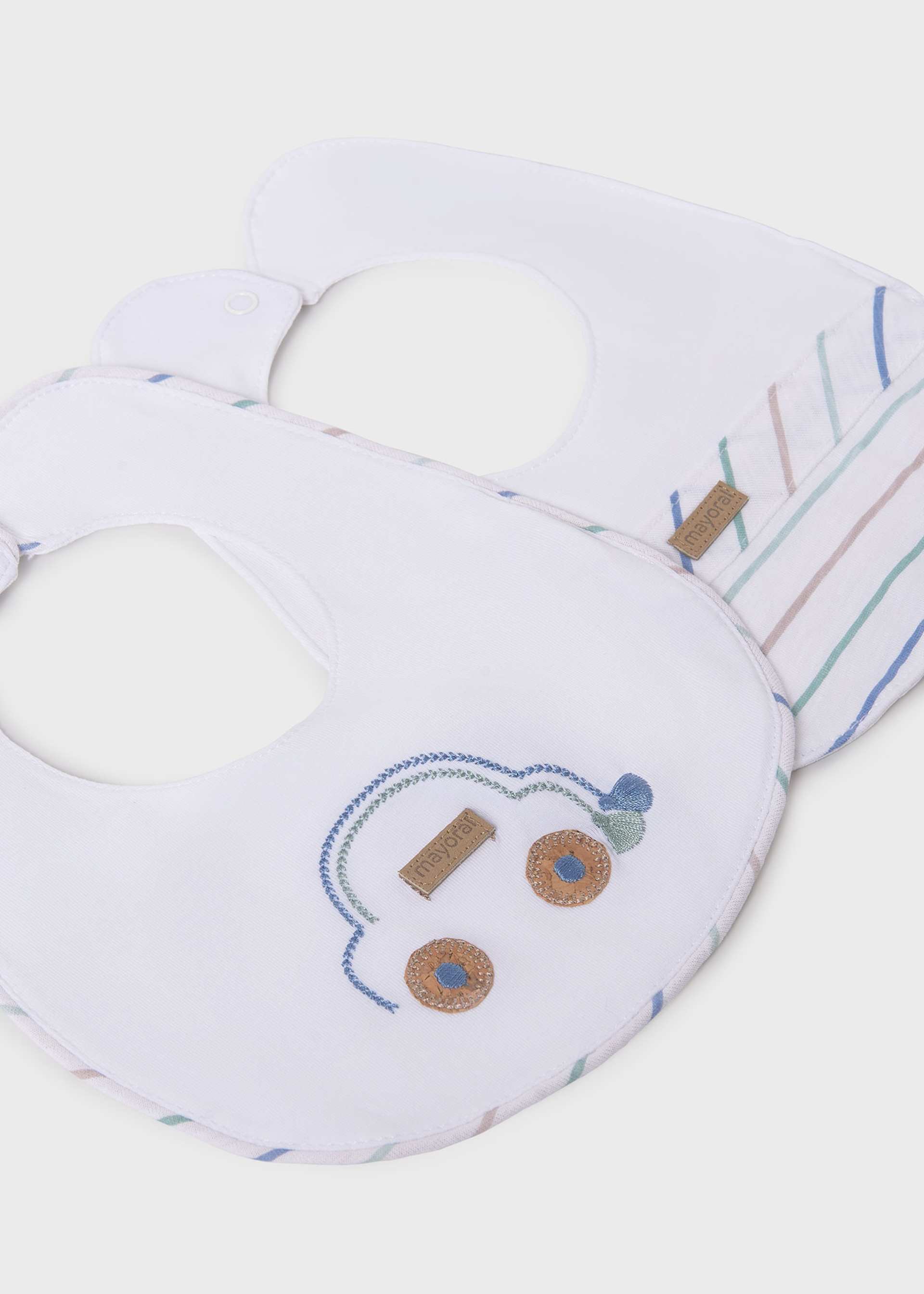 Set 2 bavetici impermeabila bebe Set 2 bavetici impermeabila bebe