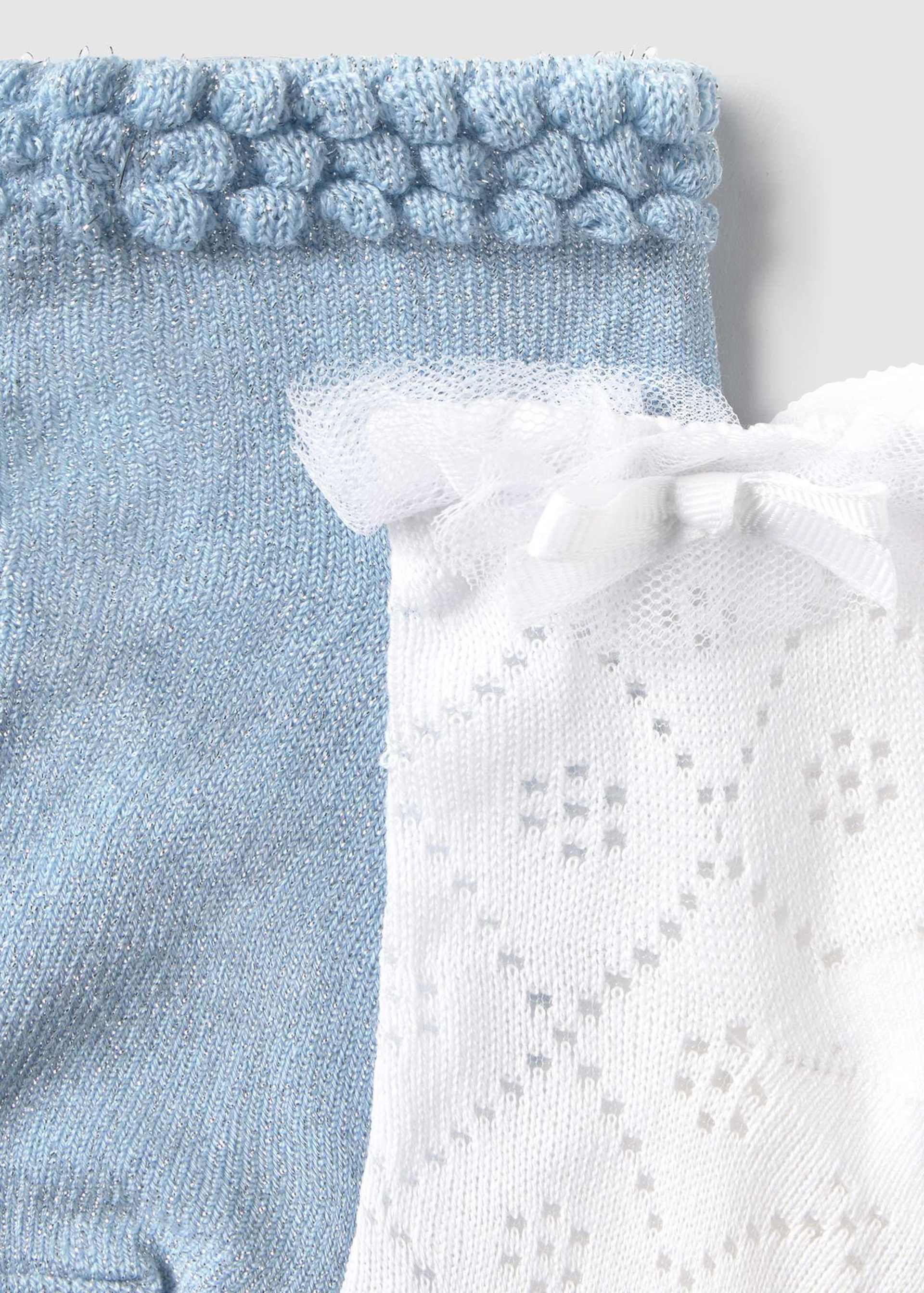 Lot 2 chaussettes habillées bébé