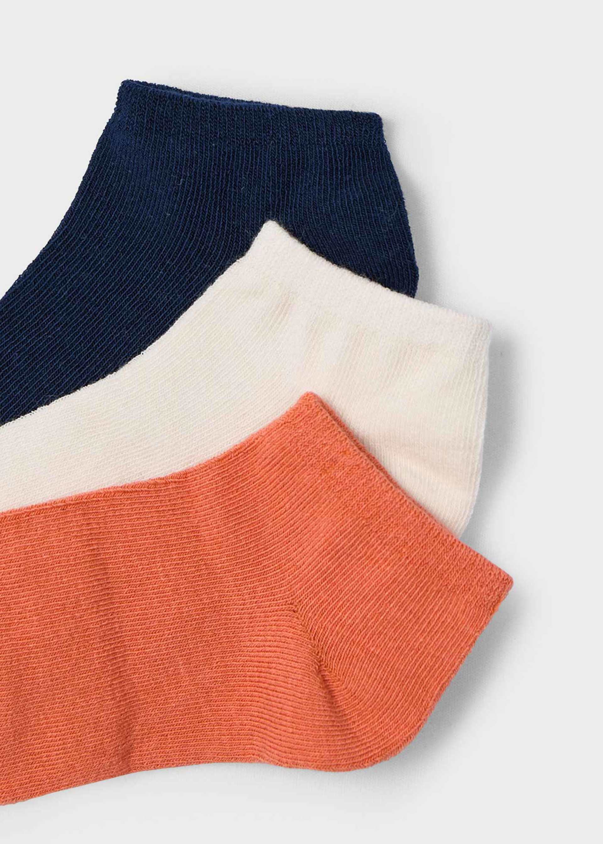 Lot de 3 chaussettes unies garçon