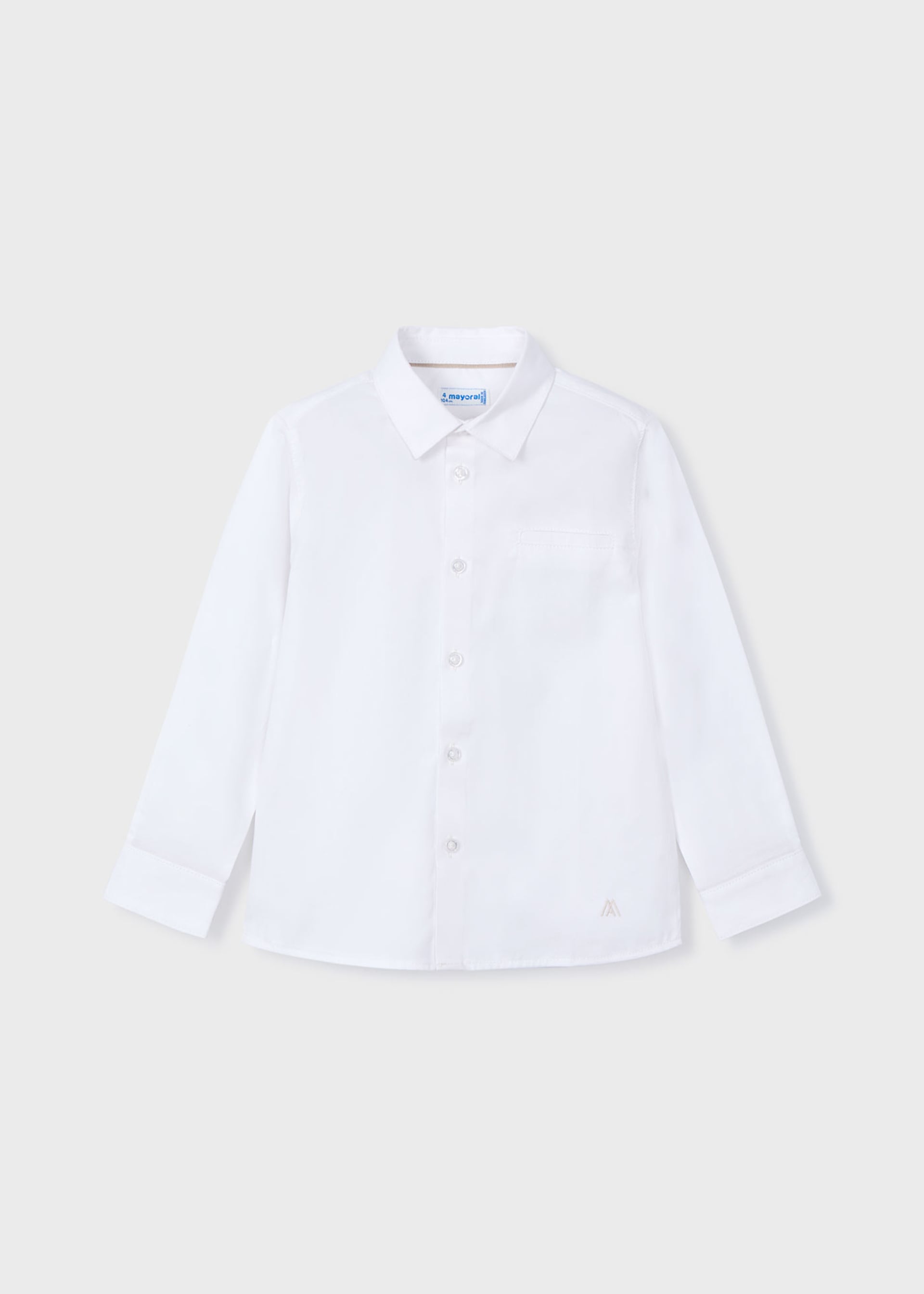 Chemise unie garçon