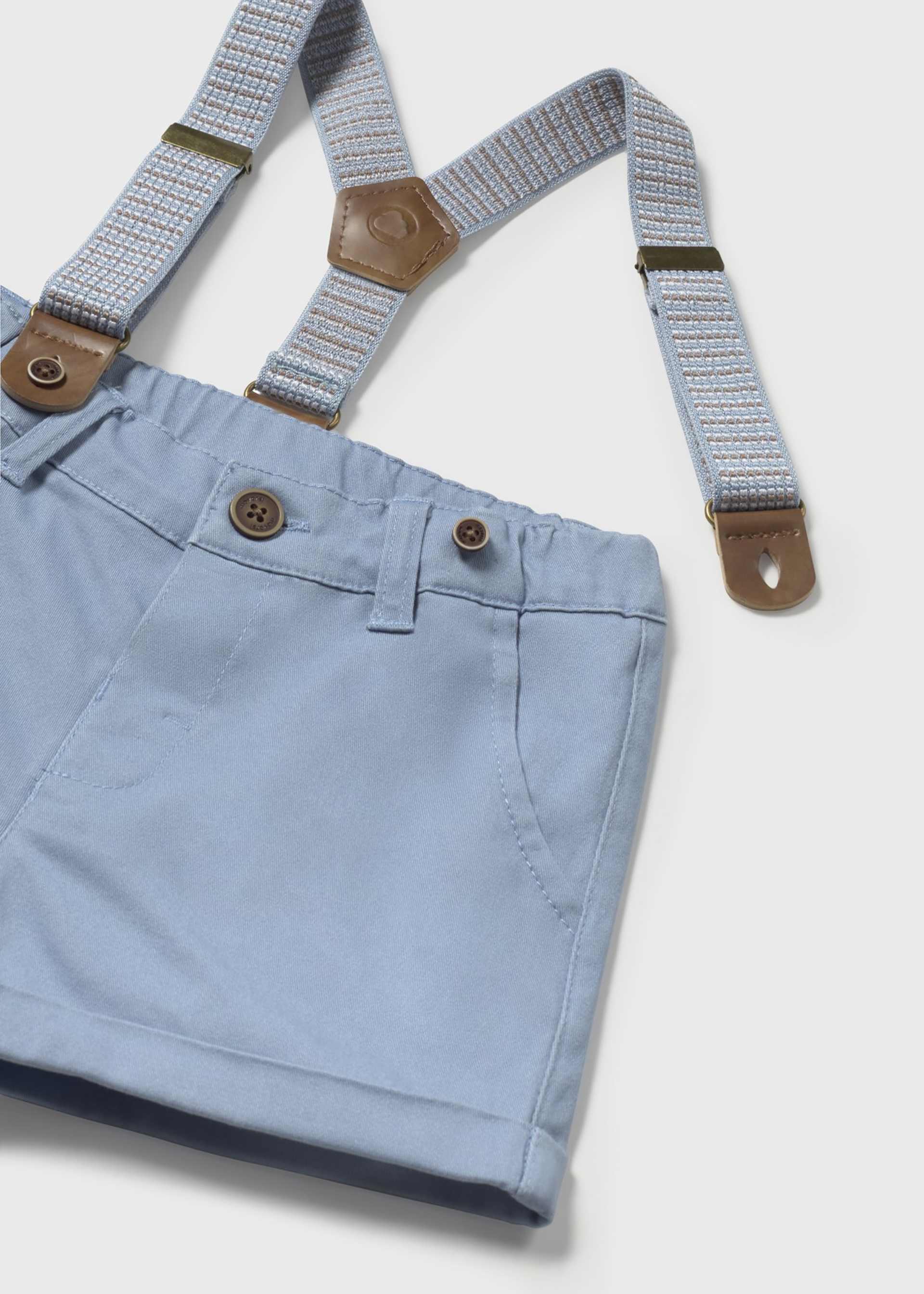 Bermudas Pikee Hosenträger Baby Bermudas Pikee Hosenträger Baby