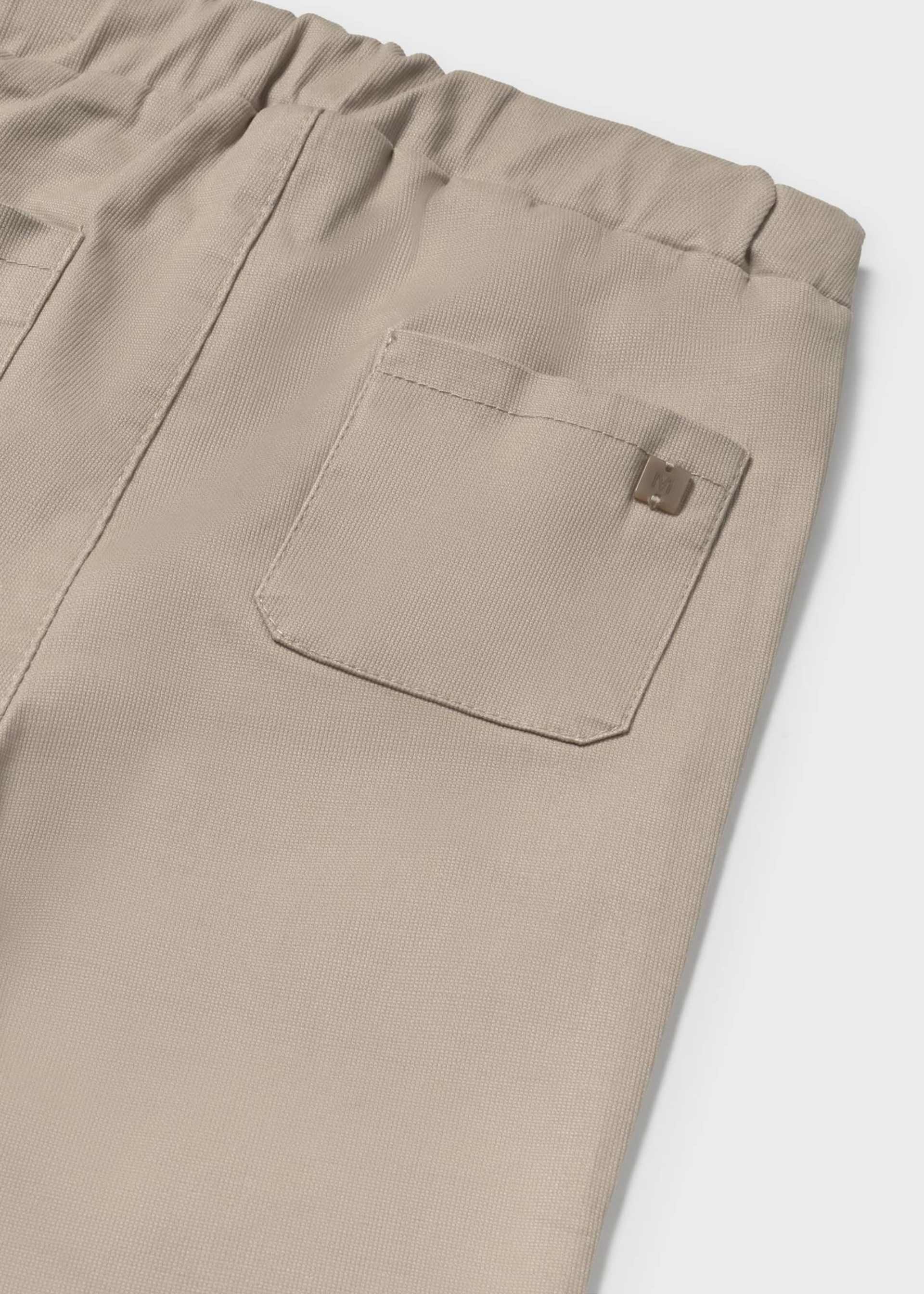 Pantalon long en piqué avec taille élastique bébé