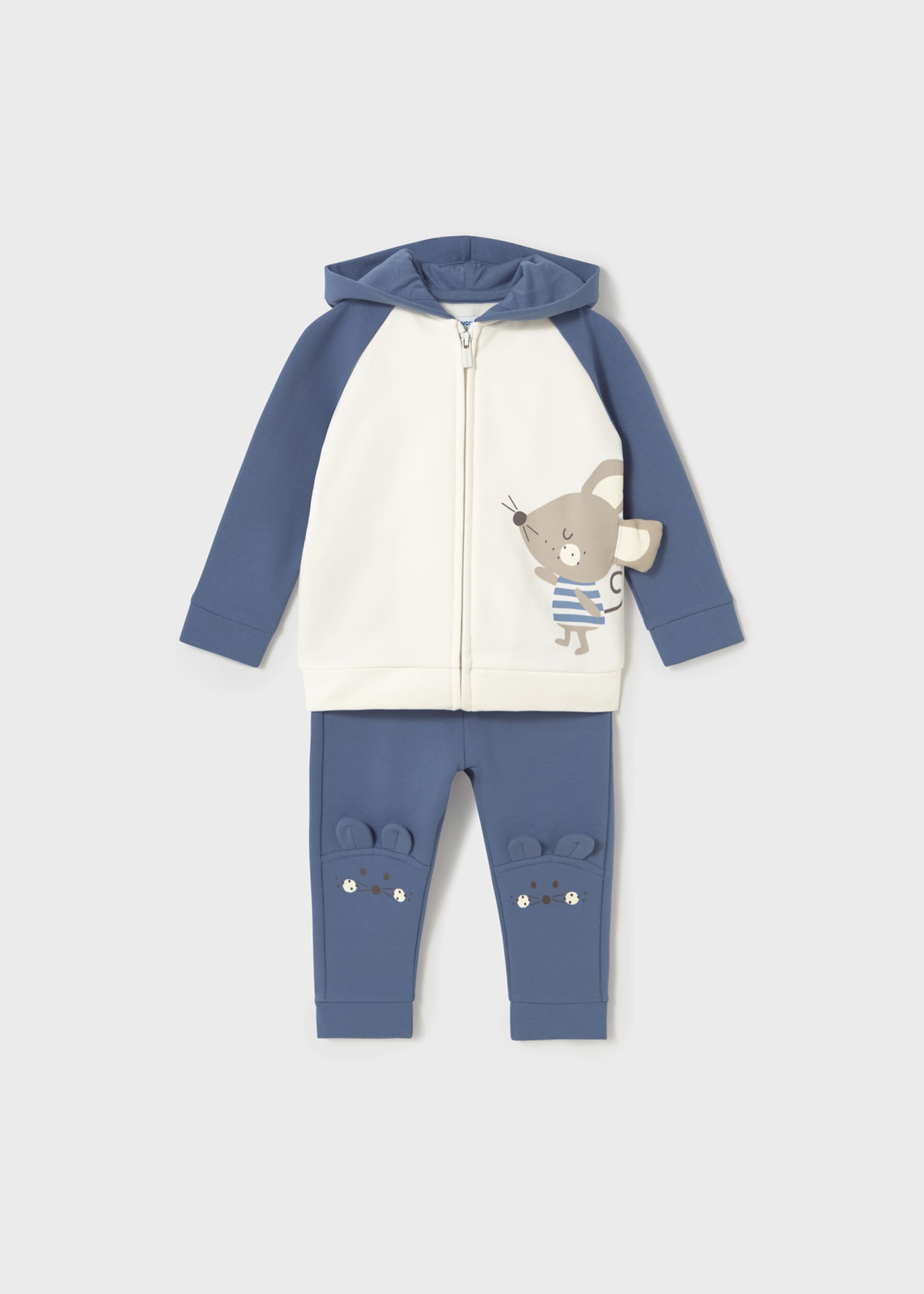 Baby terry applique tracksuit Baby terry applique tracksuit