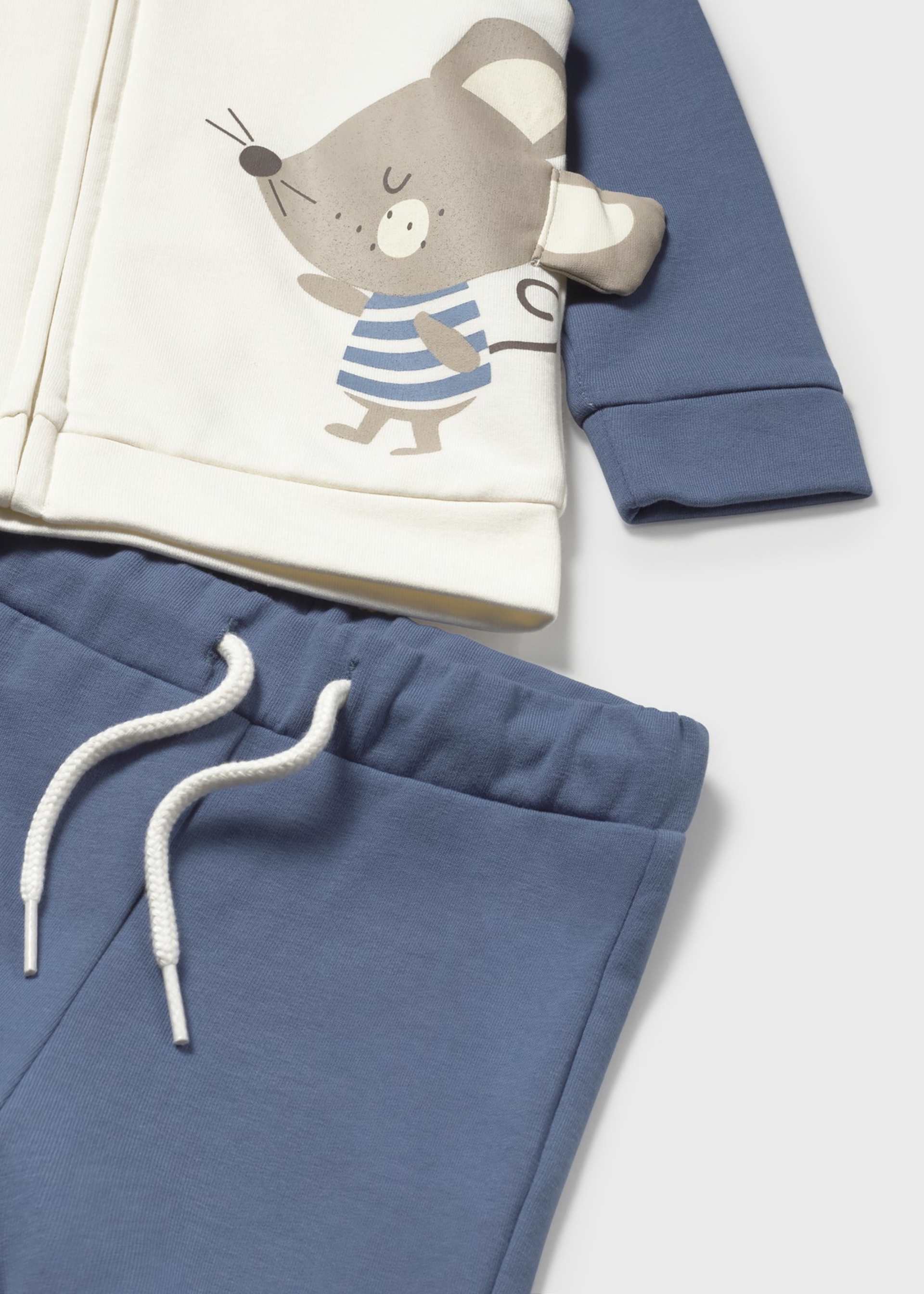 Baby terry applique tracksuit Baby terry applique tracksuit