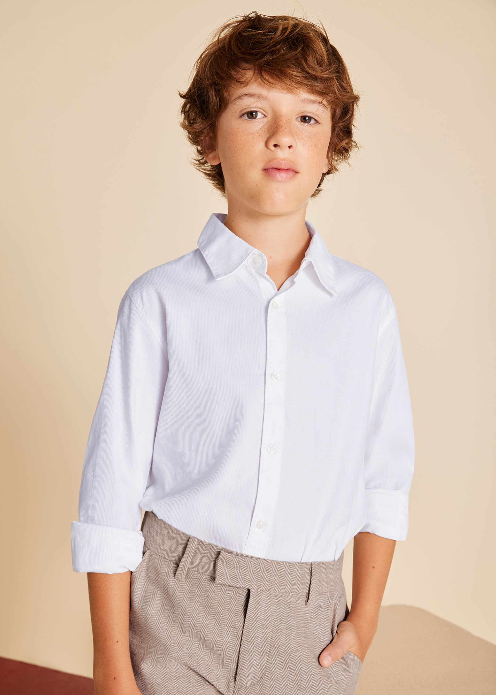 Camasa maneca lunga micro imprimeu baiat Camasa maneca lunga micro imprimeu baiat