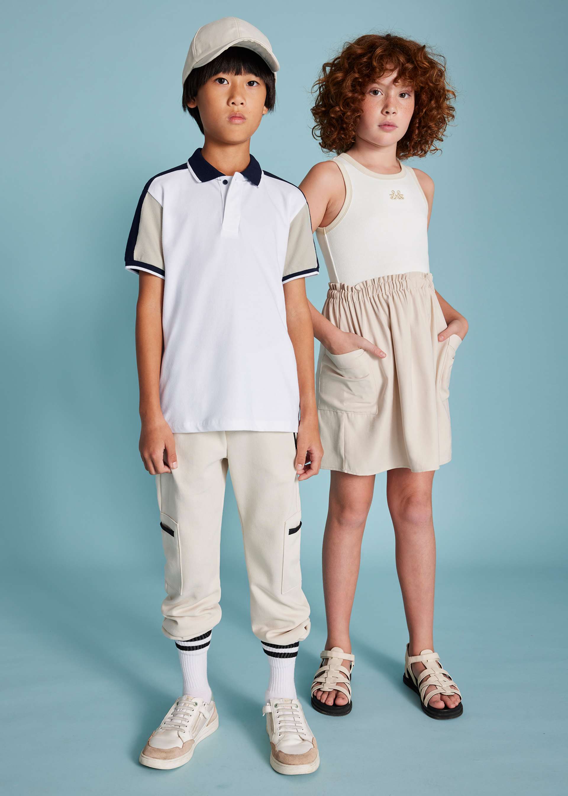 Boy Casual Contrast Pants