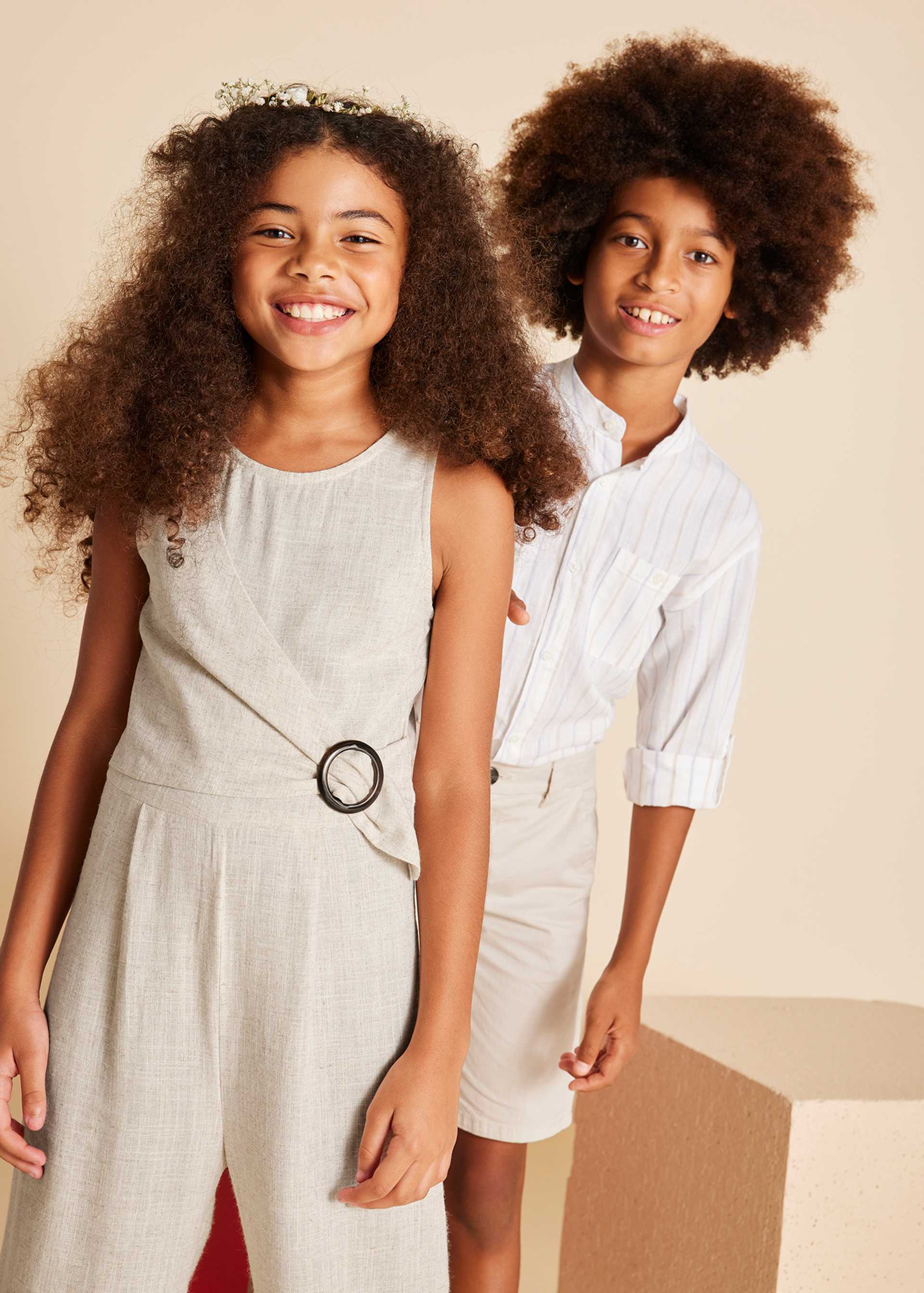 Φόρμα ολόσωμη μακριά λινή κορίτσι