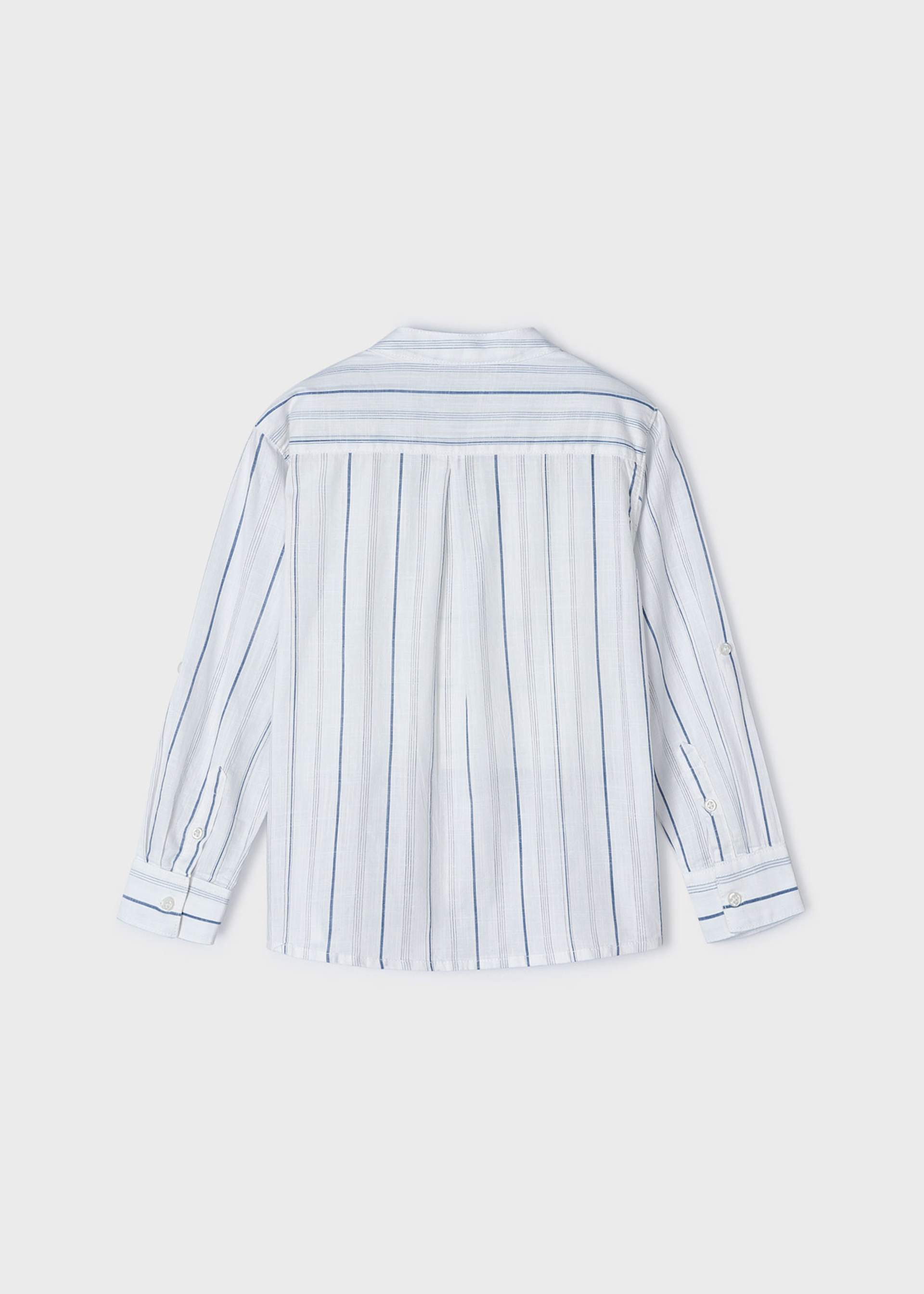 Chemise rayée à manches longues Better Cotton garçon