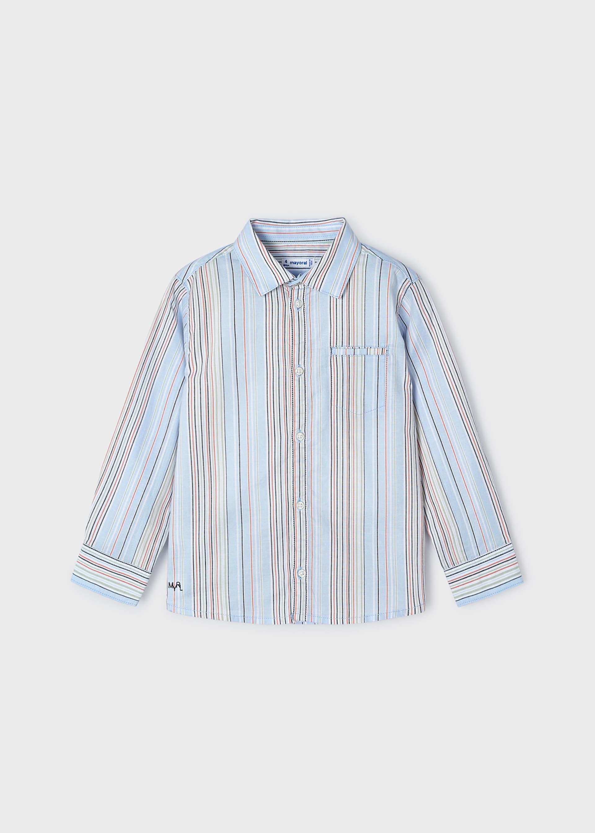 Boy Long Sleeved Striped Shirt Better Cotton