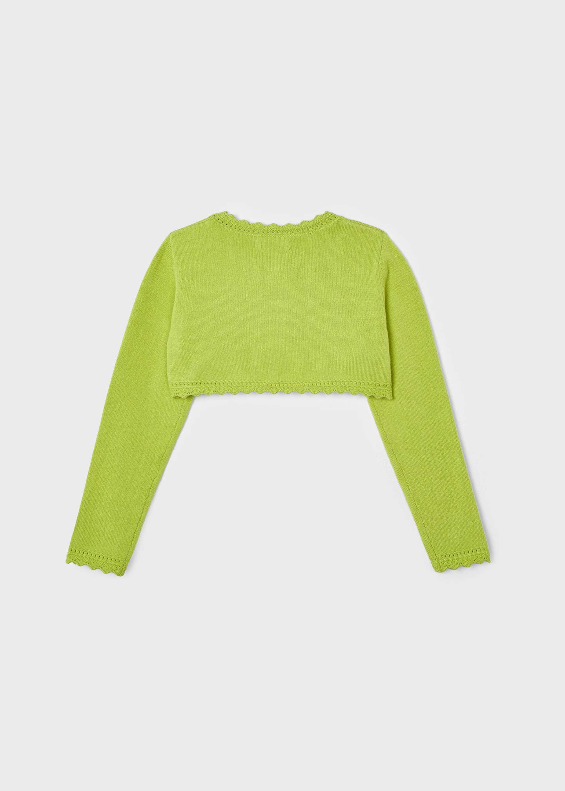 Girl cardigan metallic thread better Cotton