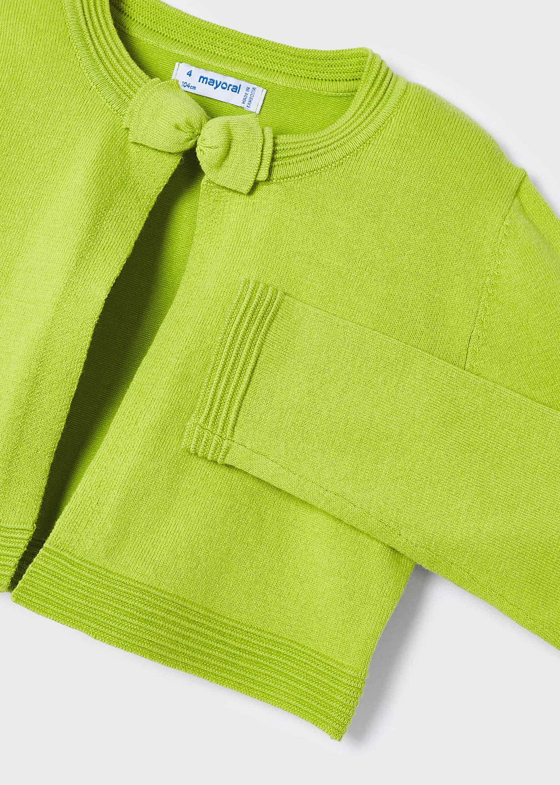 Cardigan nœud Better Cotton fille