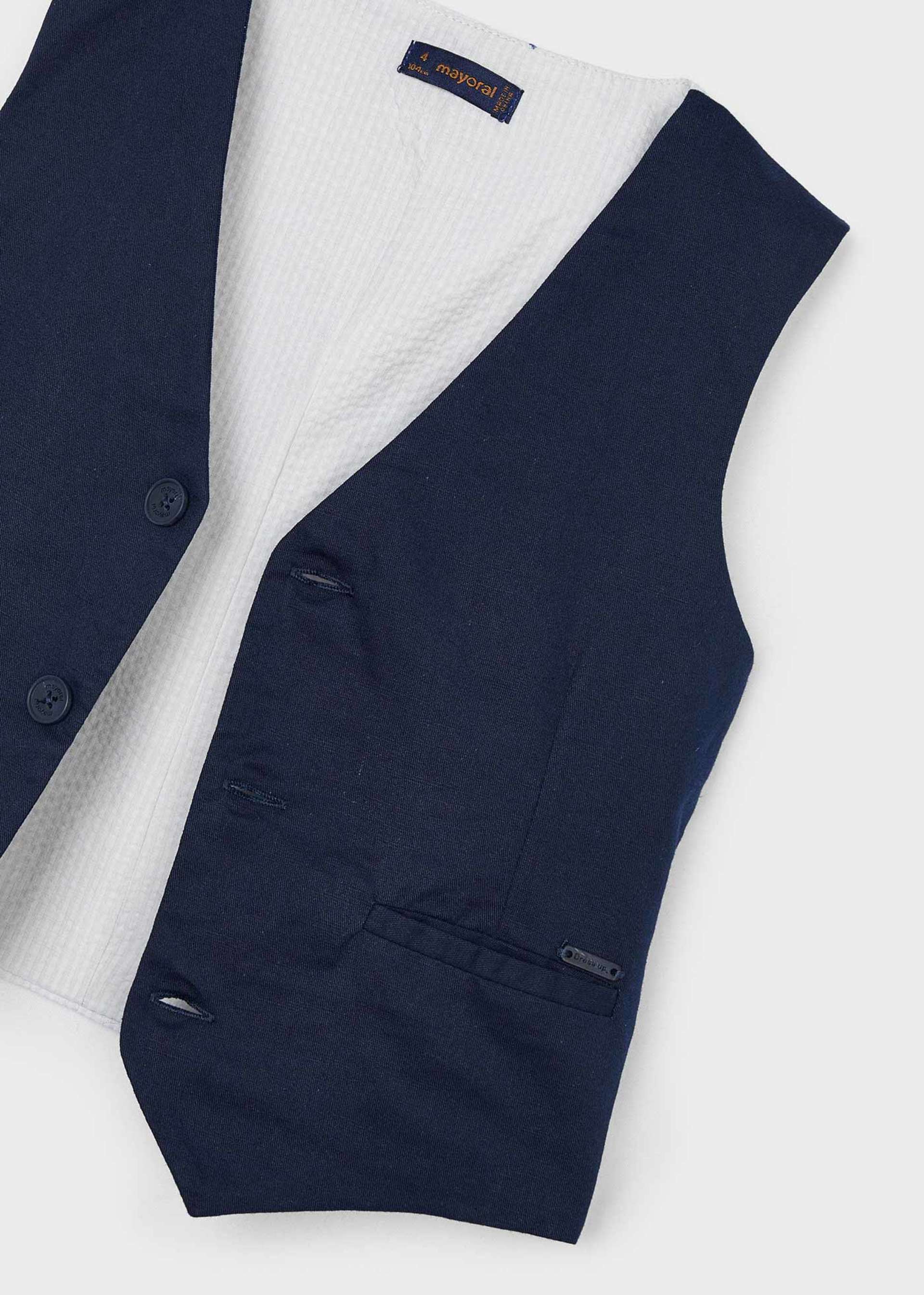 Boy Linen Waistcoat