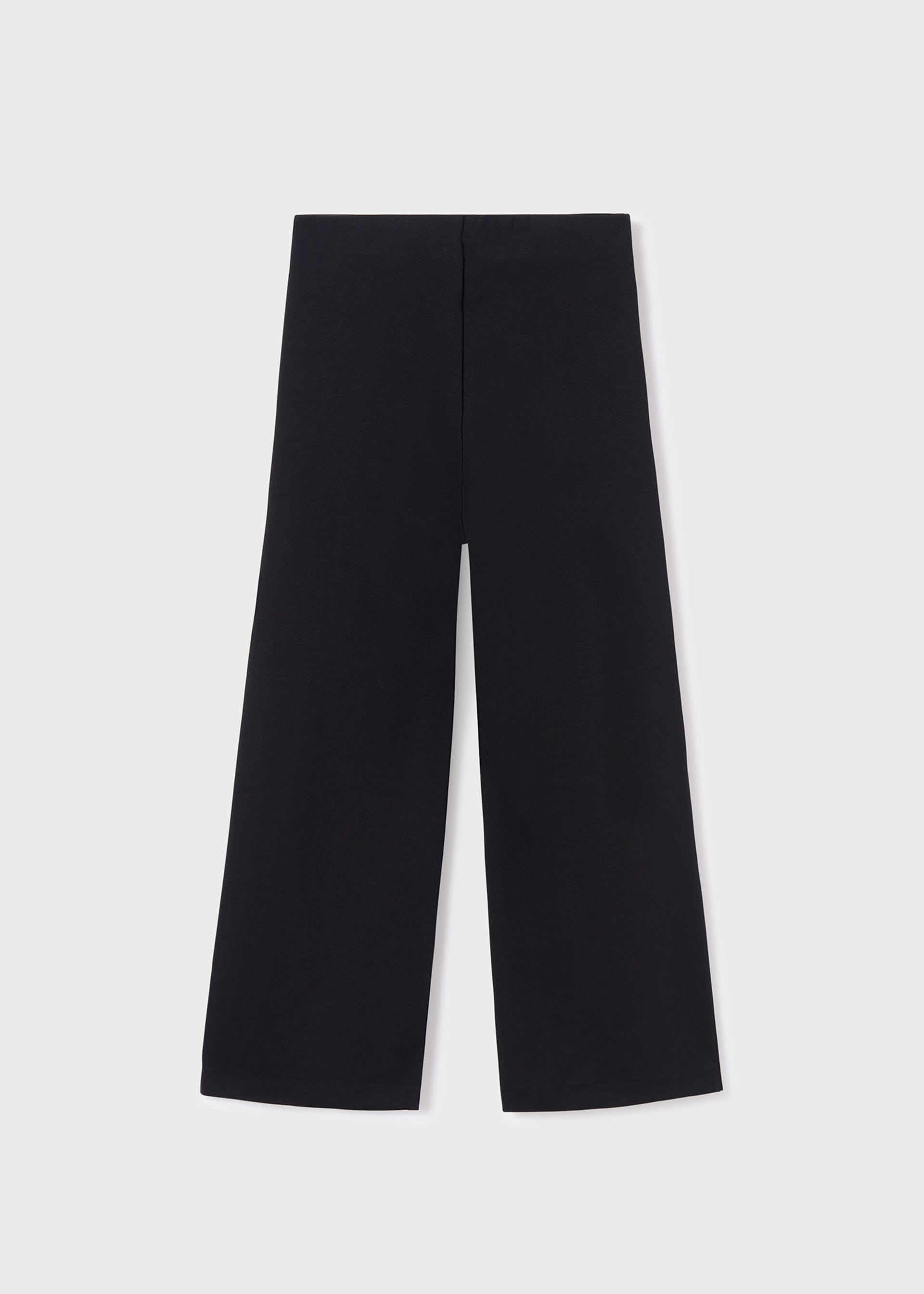 Girl Cropped Ponte Roma Trousers