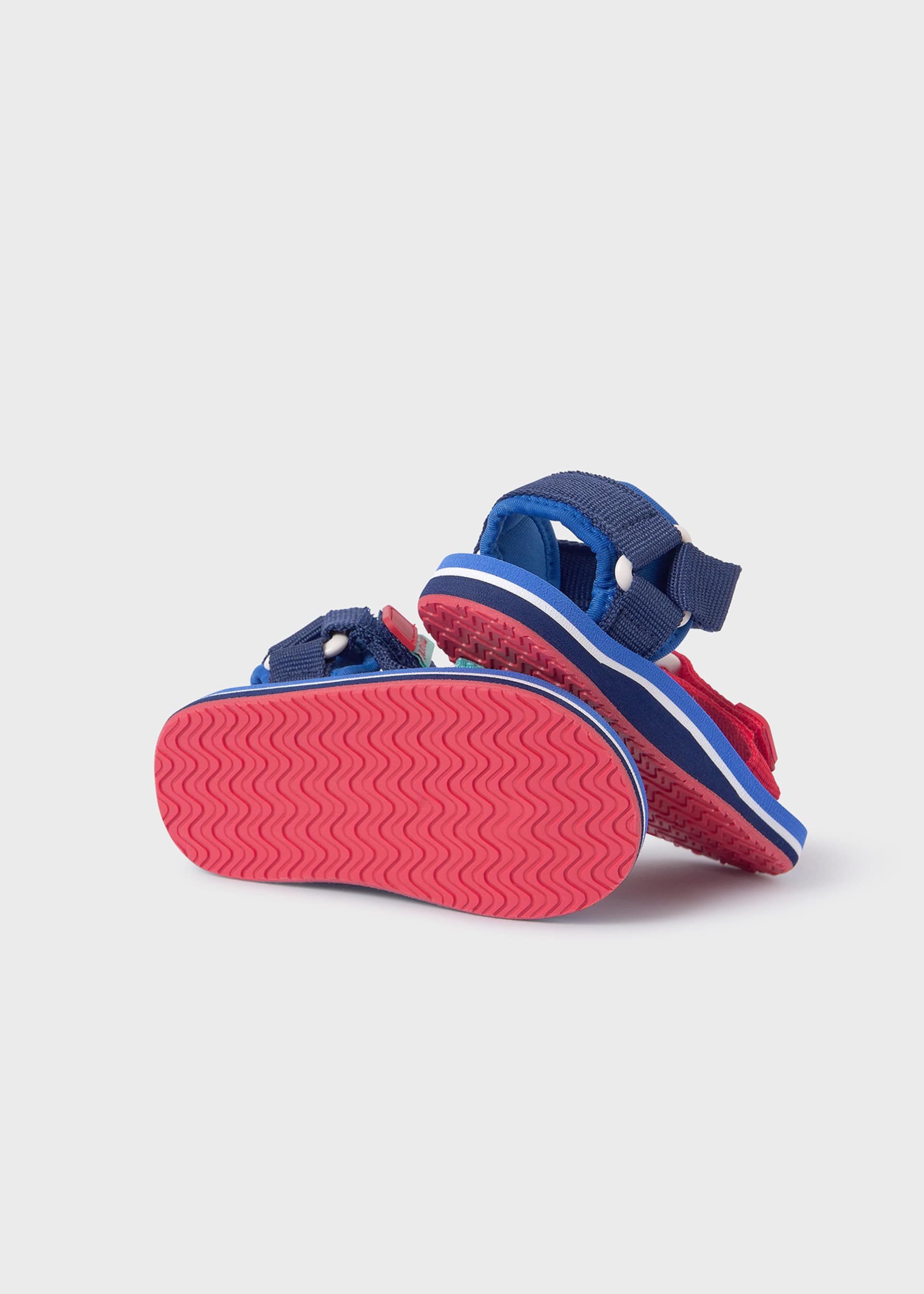 Σανδάλια χρωματιστές λωρίδες μωρό