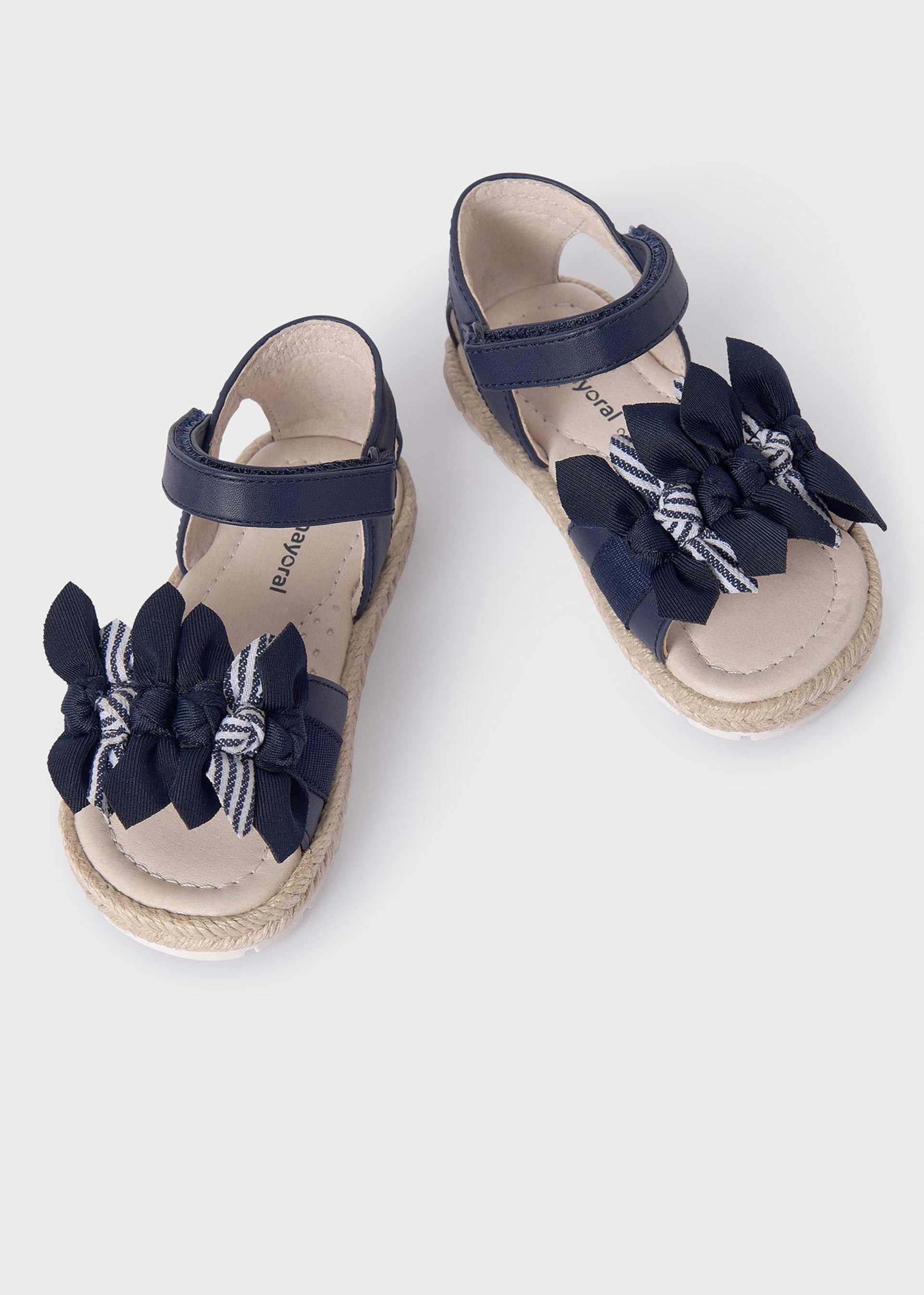 Sandalen Jute nachhaltige Lederinnensohle Baby