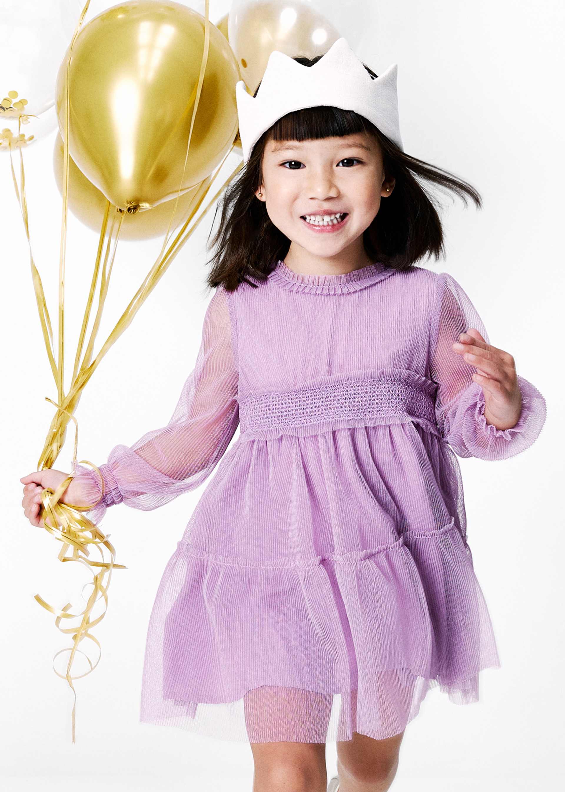 Vestido tule menina