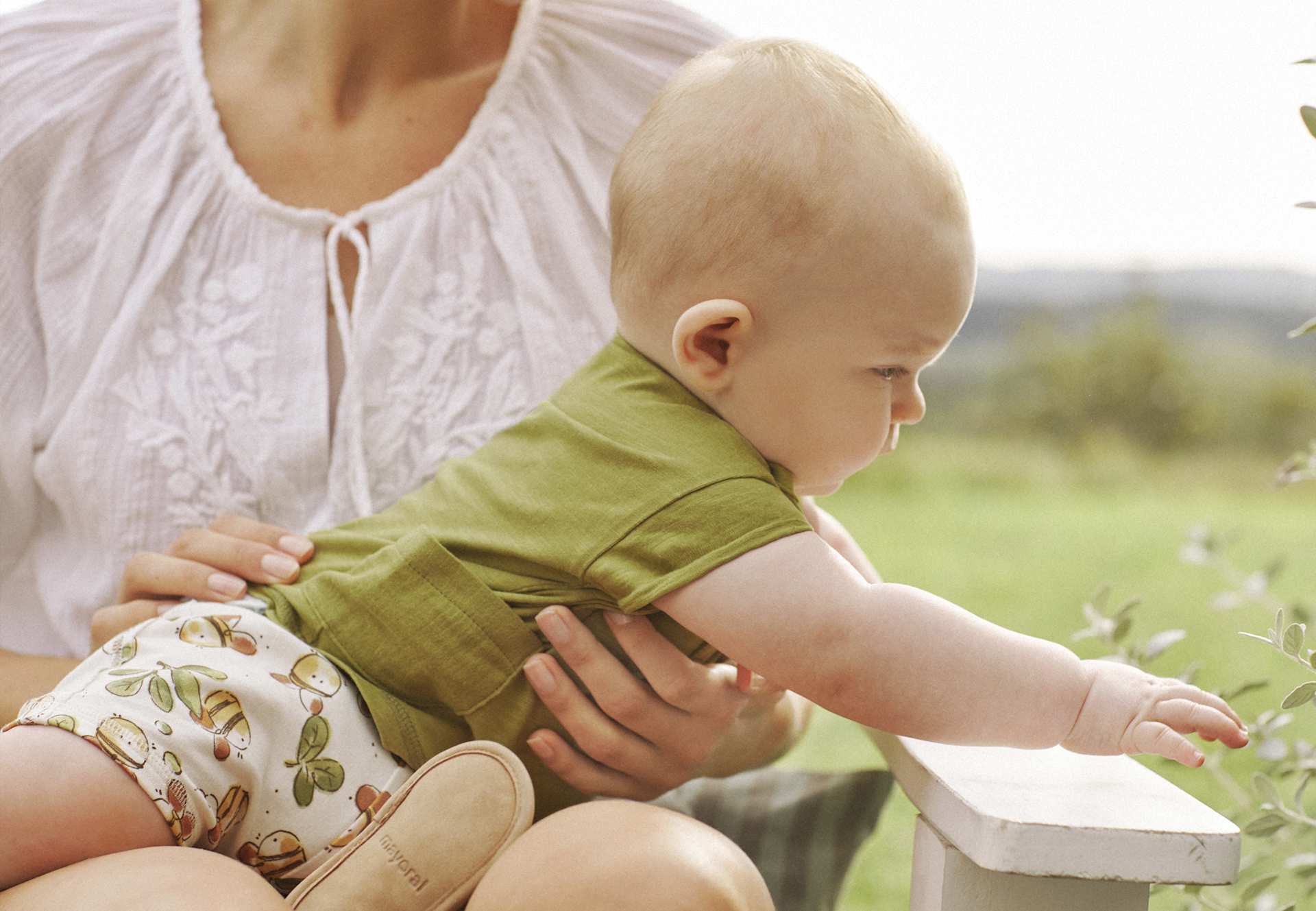 Newborn 4-Piece Set with Shorts