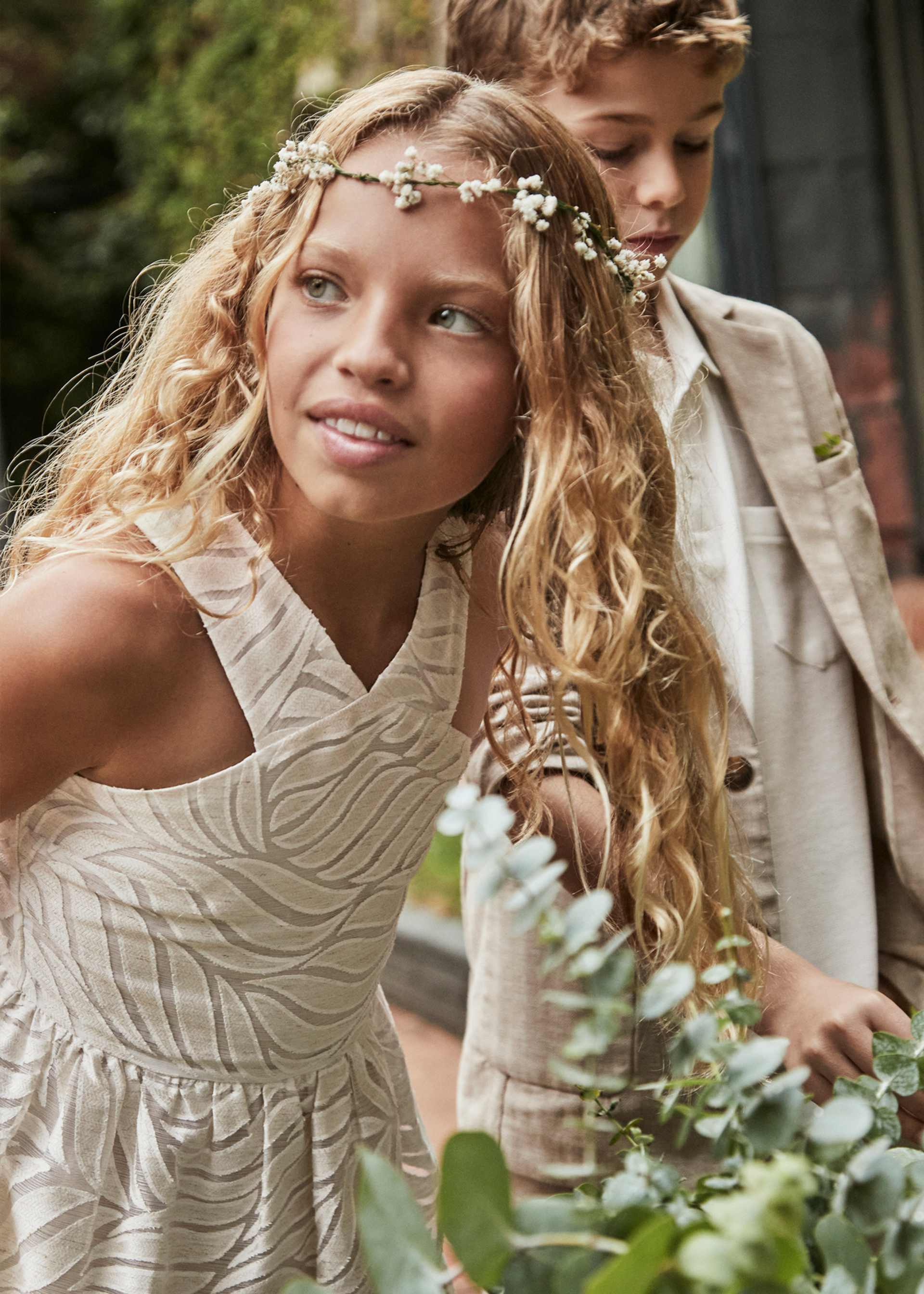 Girl cross strap dress Girl cross strap dress