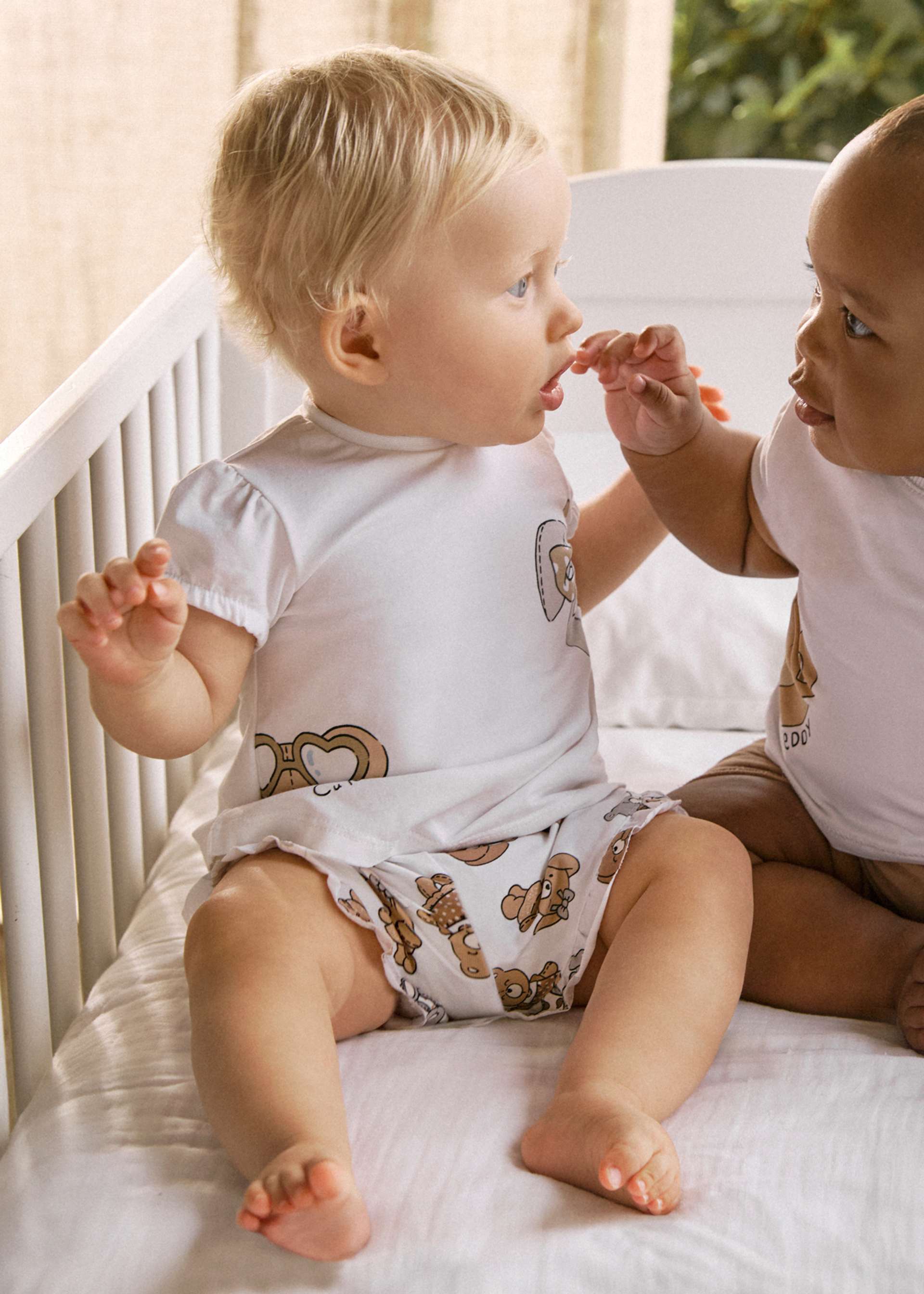 Set Shorts und T-Shirt Neugeborene