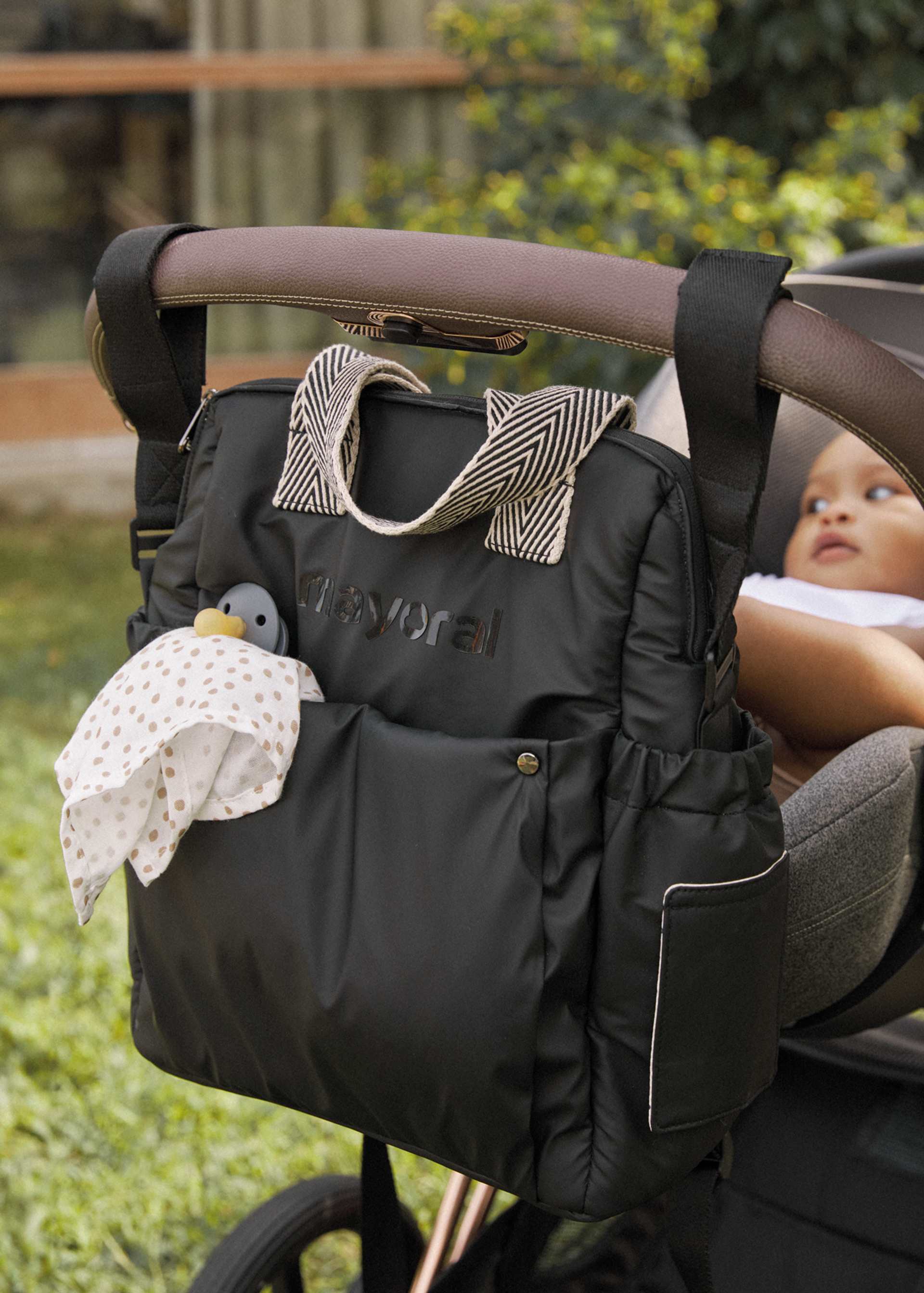 Mochila maternidade impermeável pega fantasia bebé