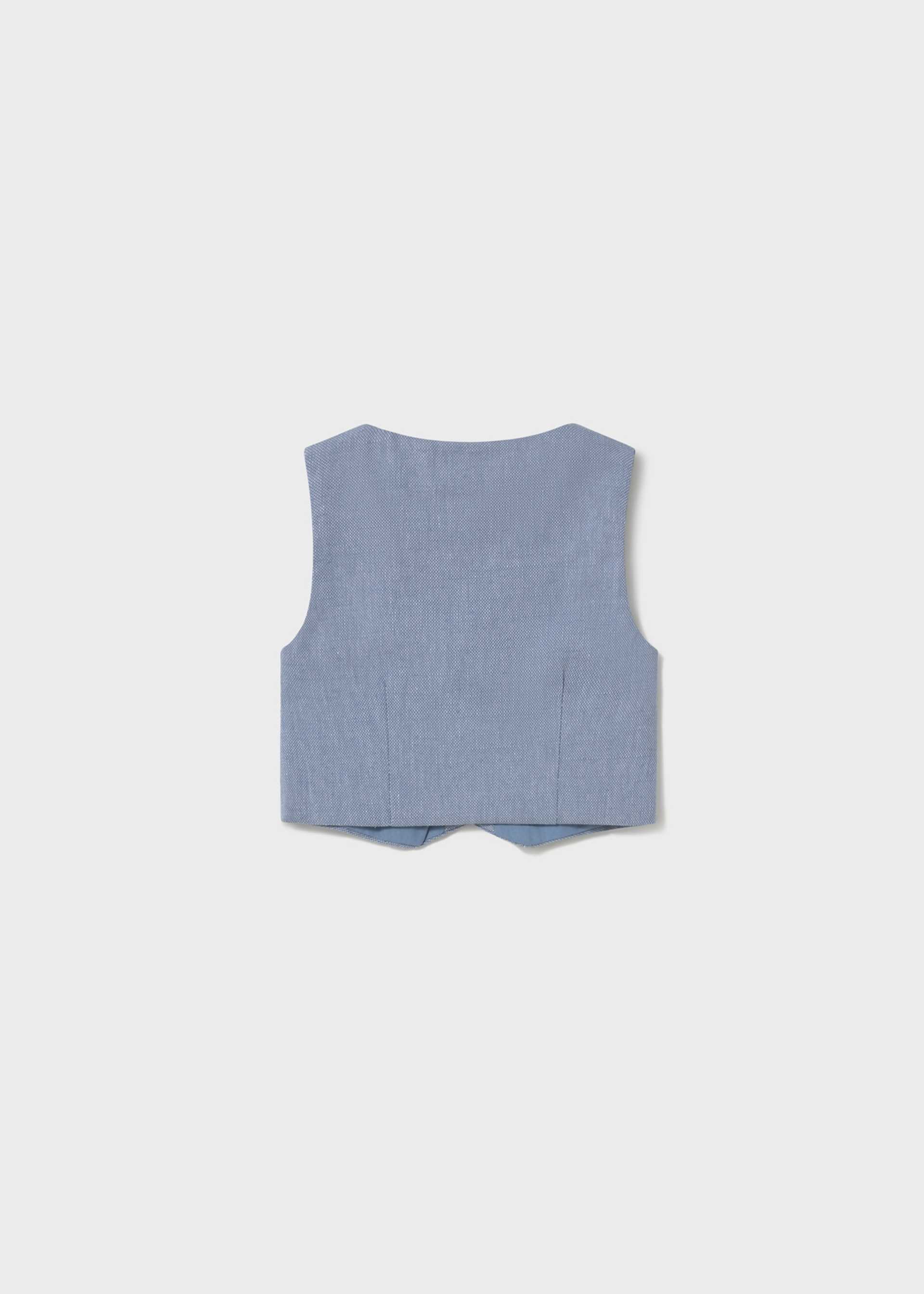 Gilet elegante lino neonato