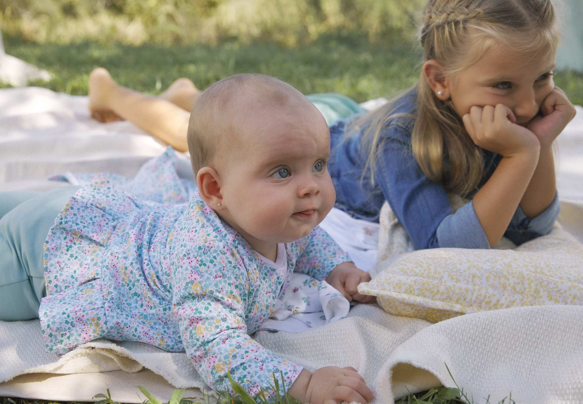 Newborn girl floral set