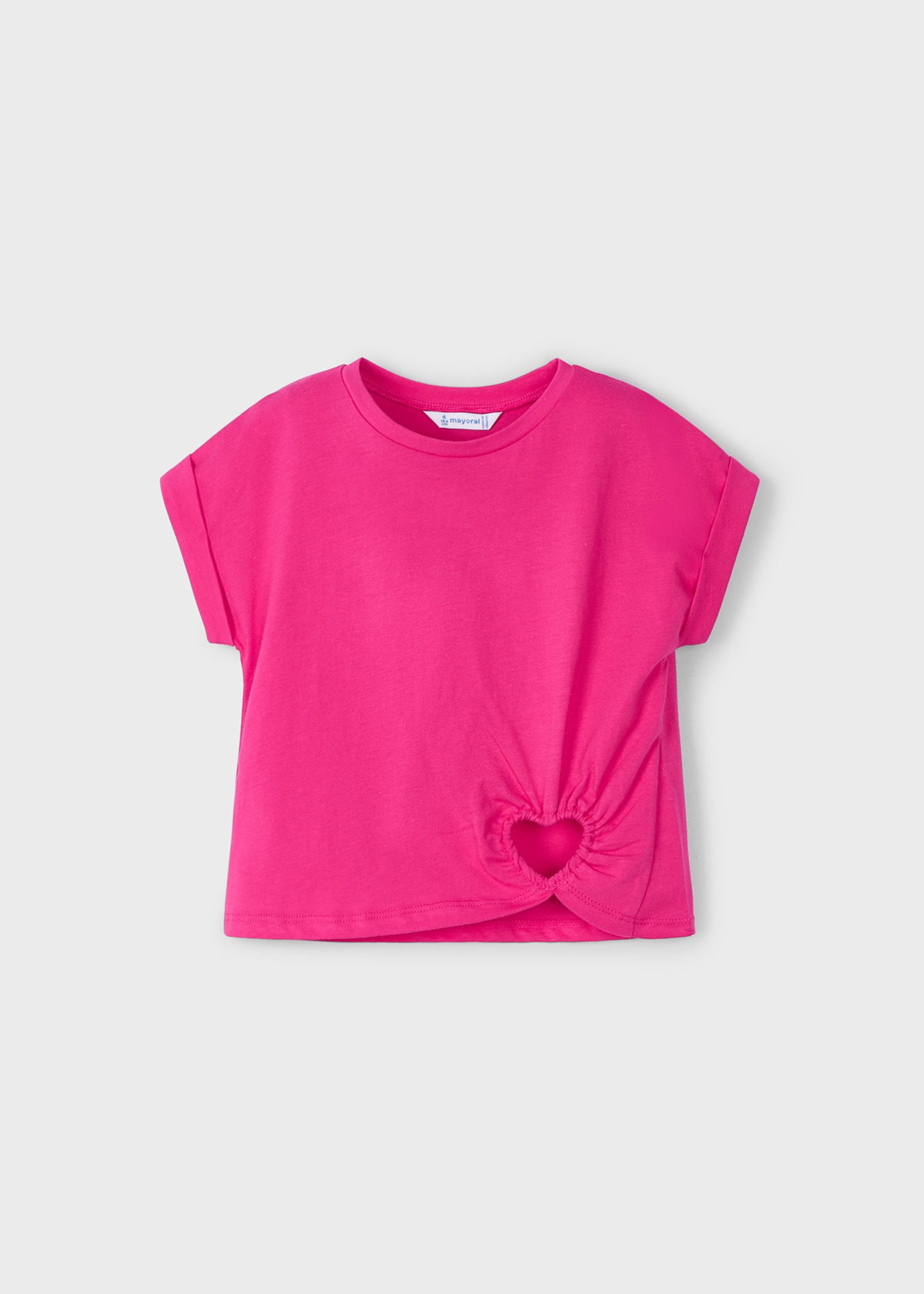 Playera corazón niña