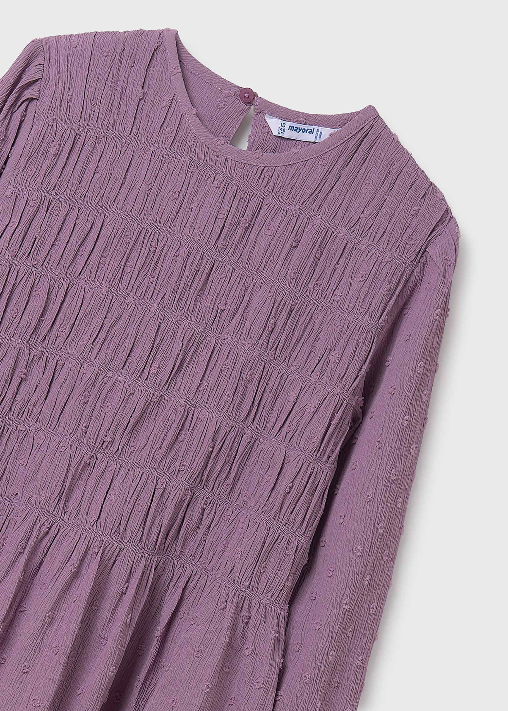 Рокля от плумети за момиче