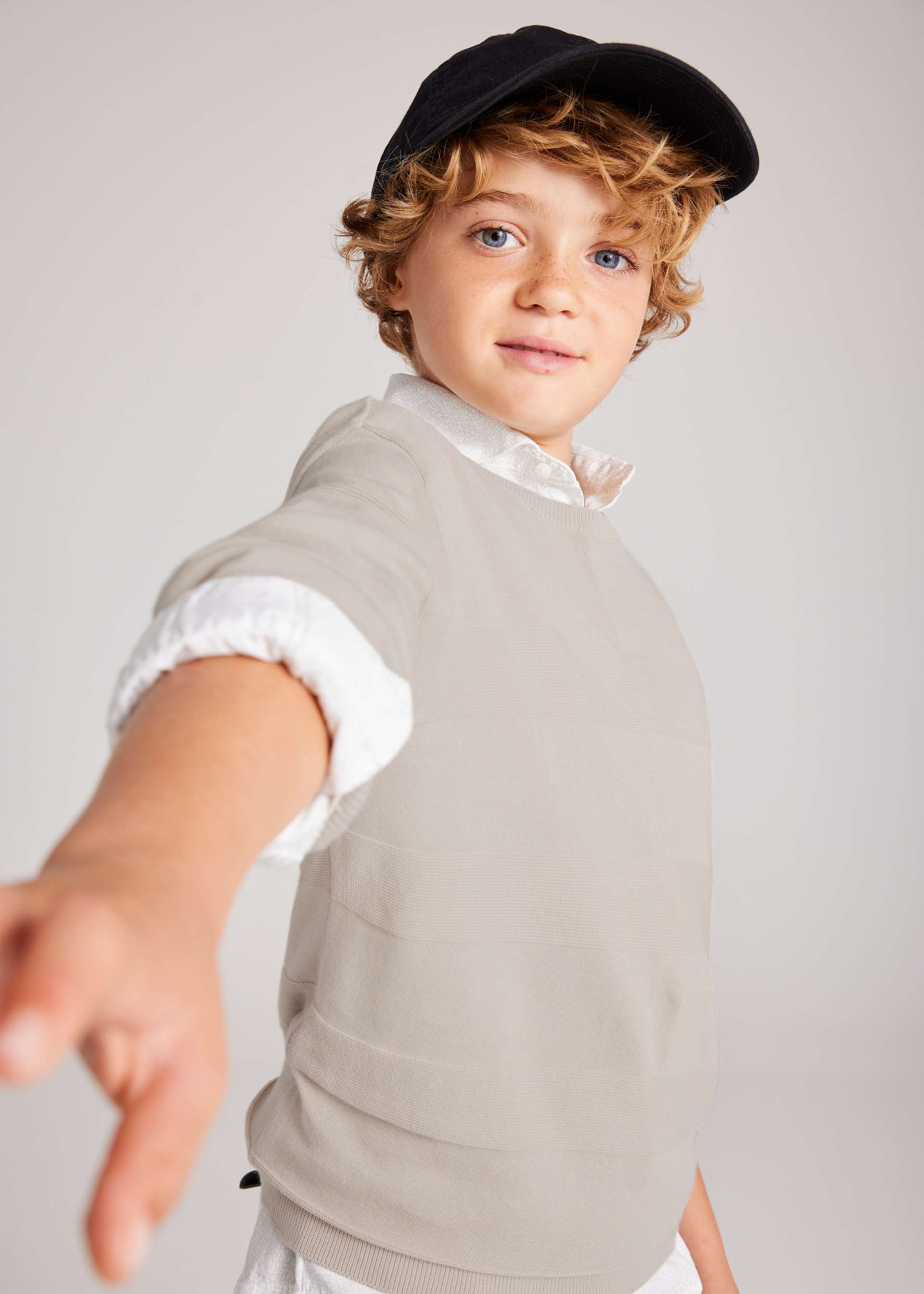 Sweter pasy dla chłopca